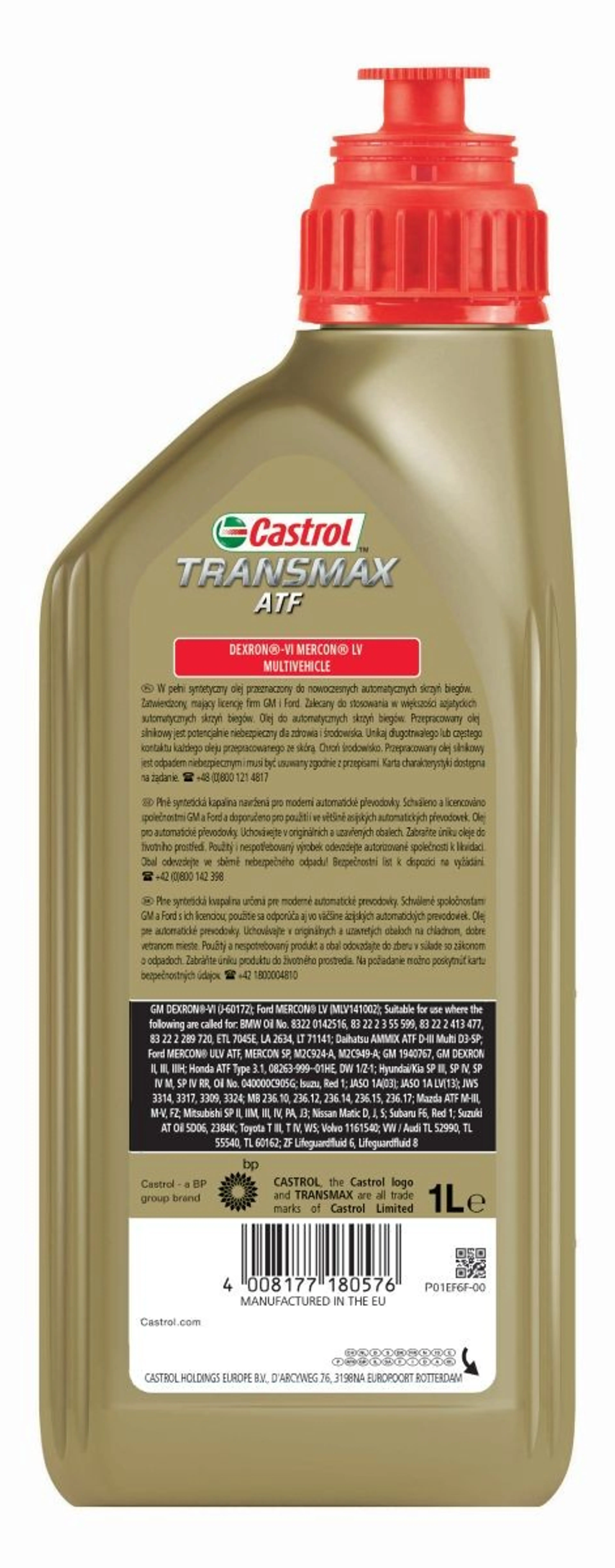 CASTROL TRANSMAX ATF DVIMLV MULTI 12X1L *NE