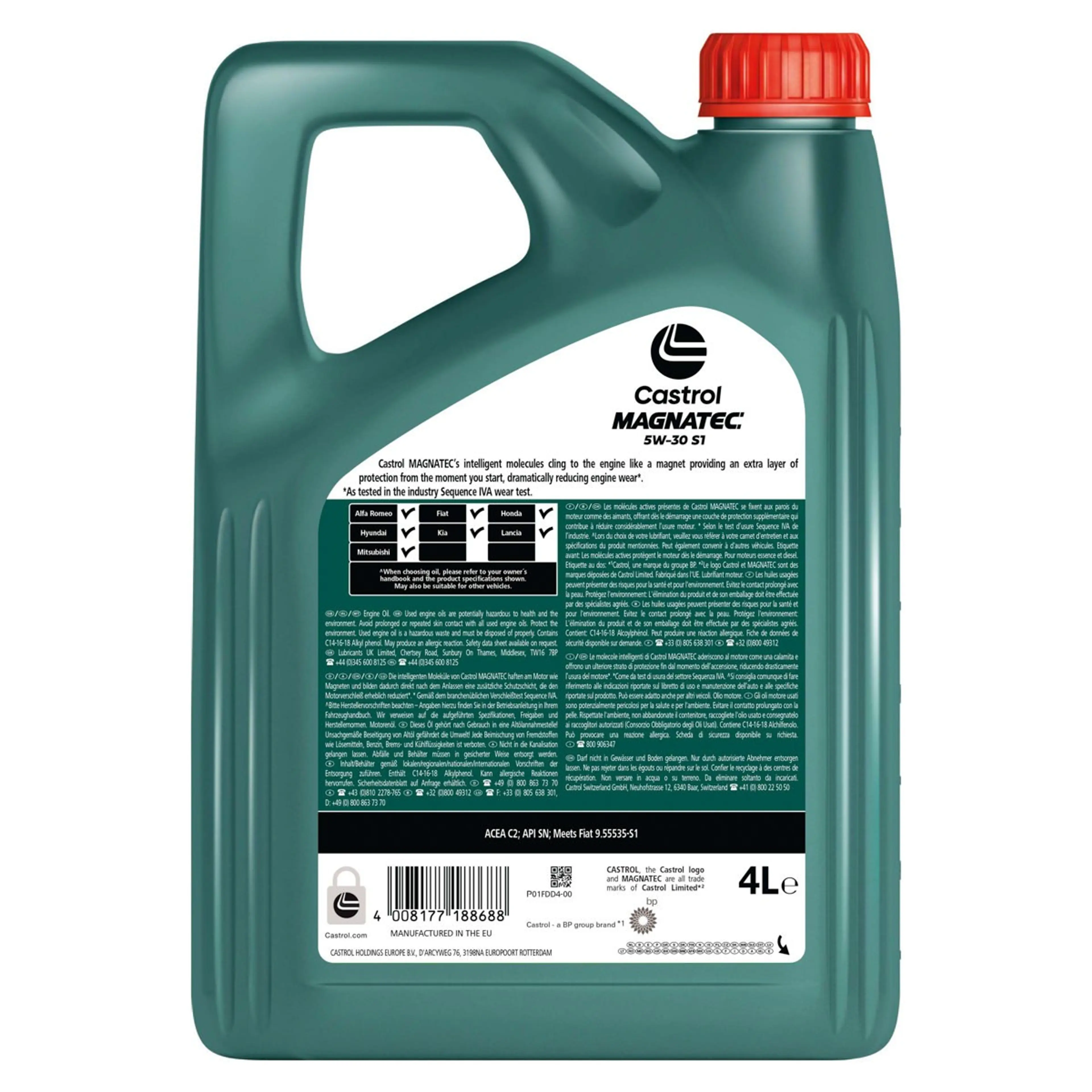 CASTROL MAGNATEC 5W-30 S1 4X4L *NEW