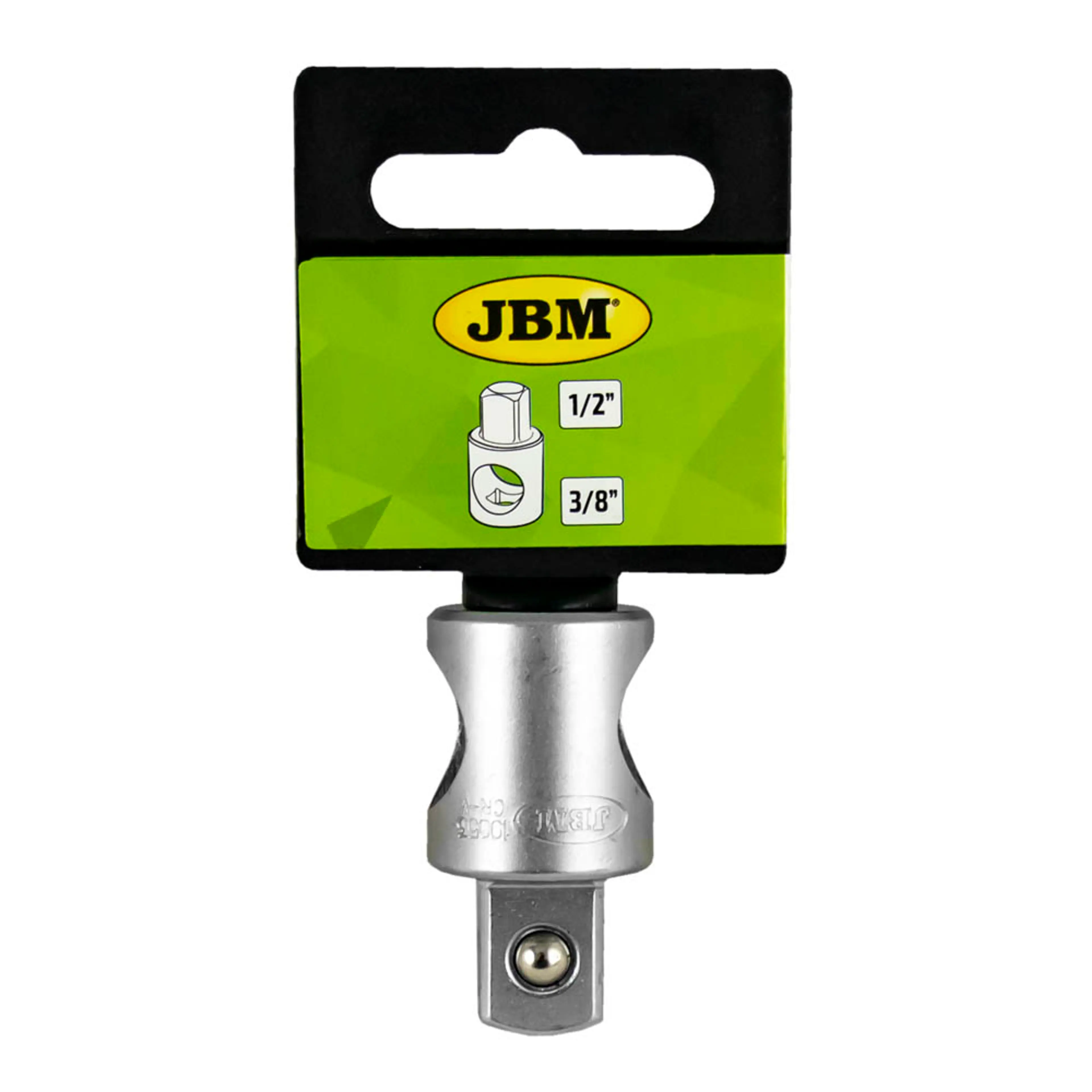 JBM ADAPTADOR 3/8" HEMBRA - 1/2" MACHO INVIOLABLE