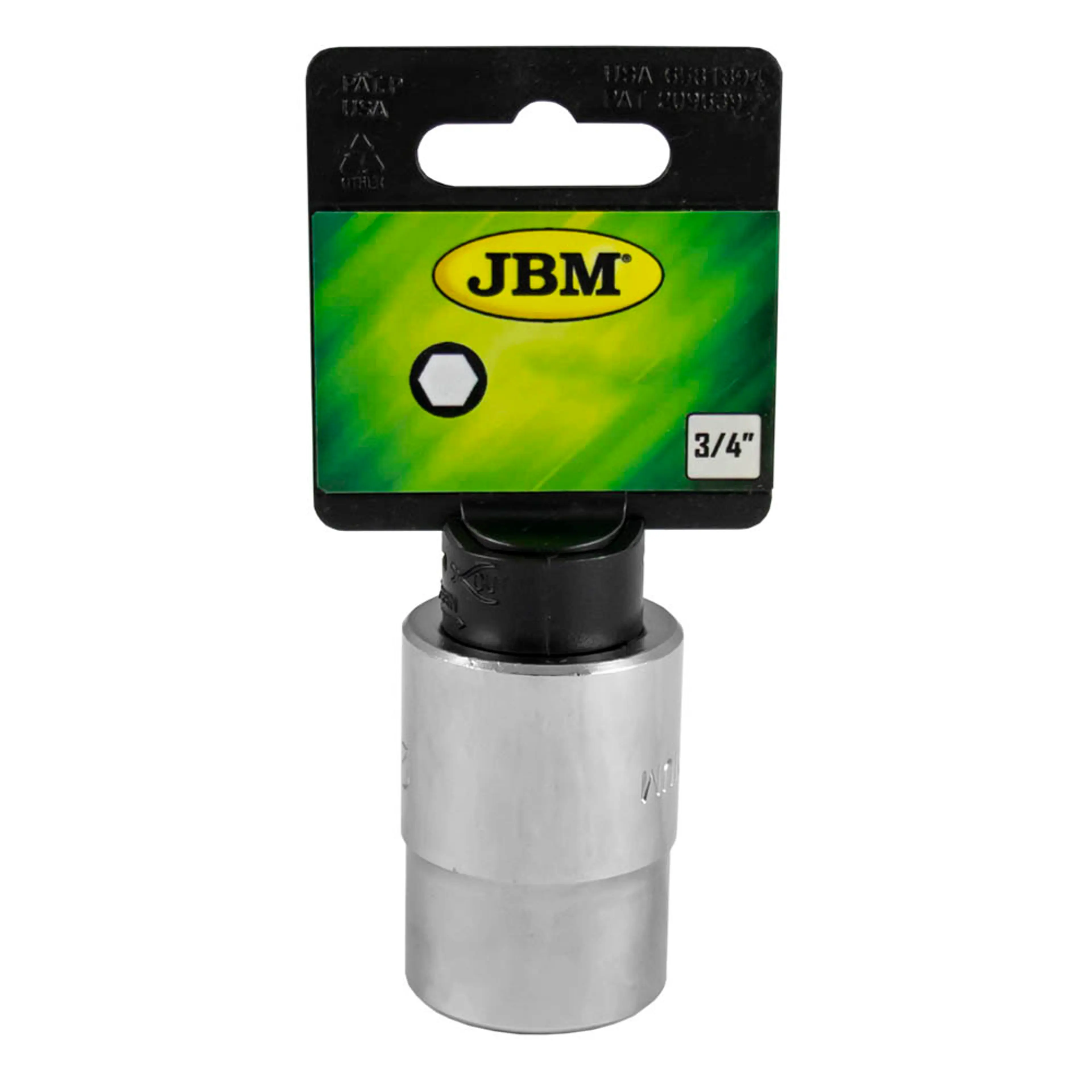 JBM VASO CORTO 3/4" 6 CANTOS 26MM