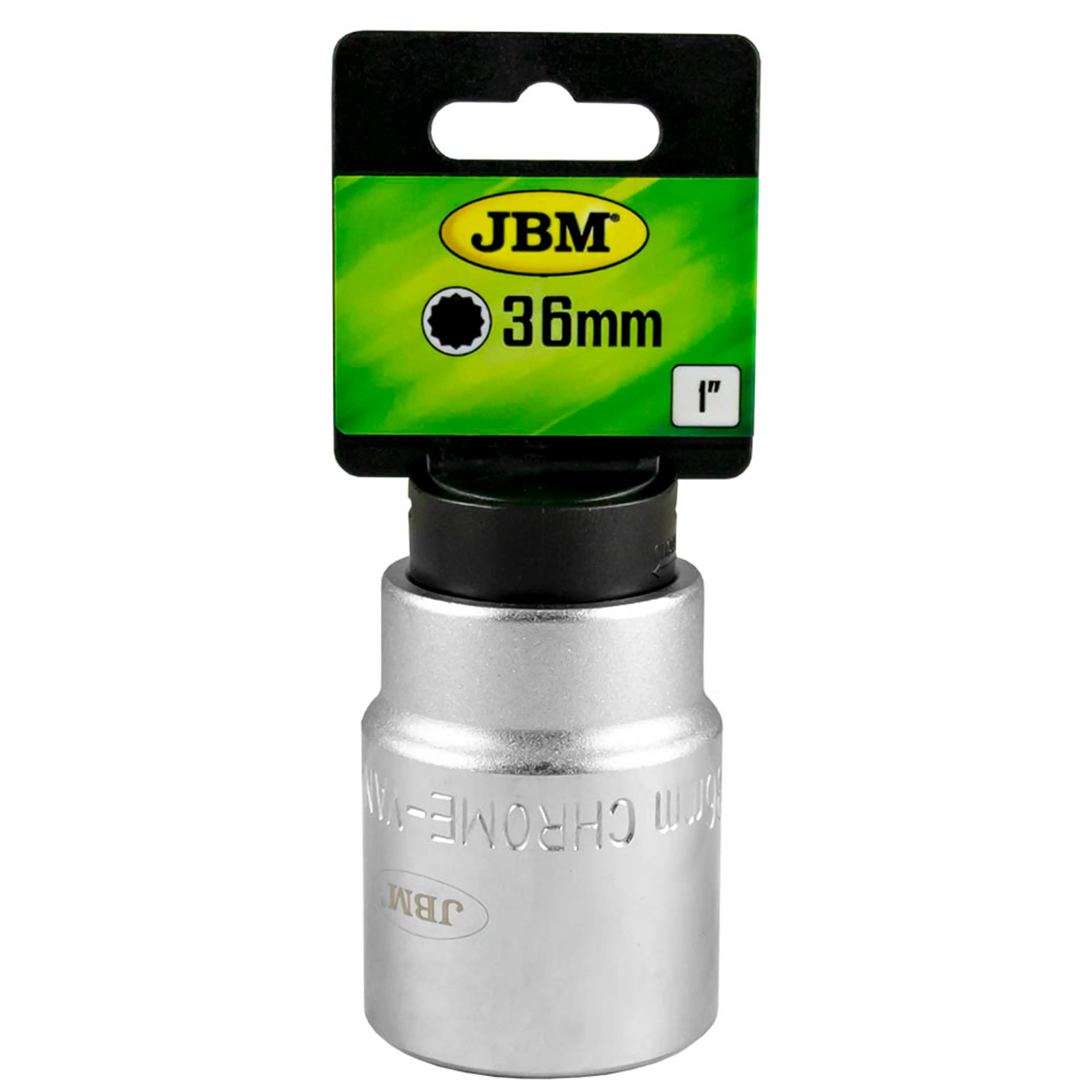 JBM VASO DE 12 CANTOS DE 1" DE 36MM