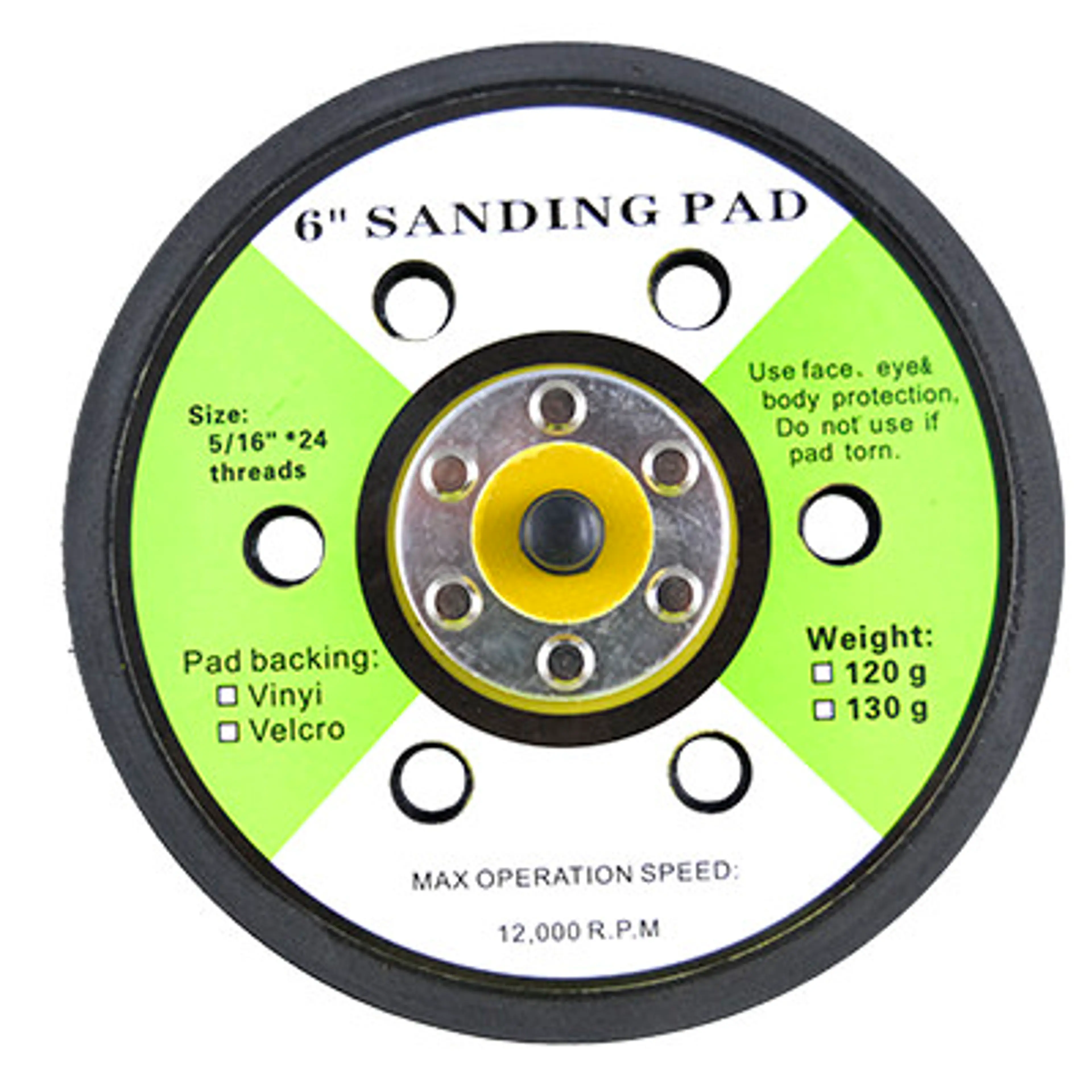 JBM DISCO DE 6 AGUJEROS PARA LIJADORAS