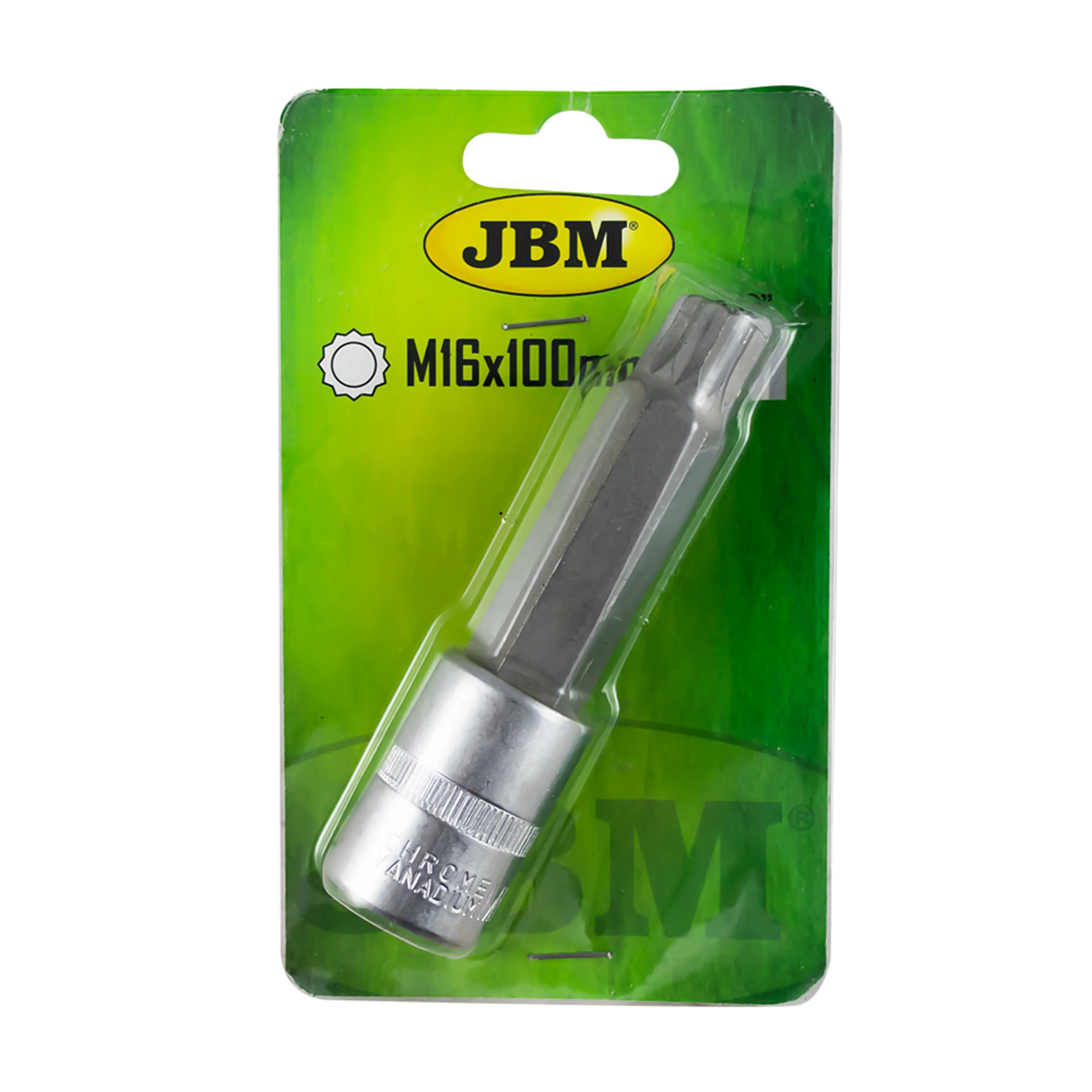JBM VASO PUNTA 1/2" XZN INVIOLABLE M16X100MM ESP. VAG
