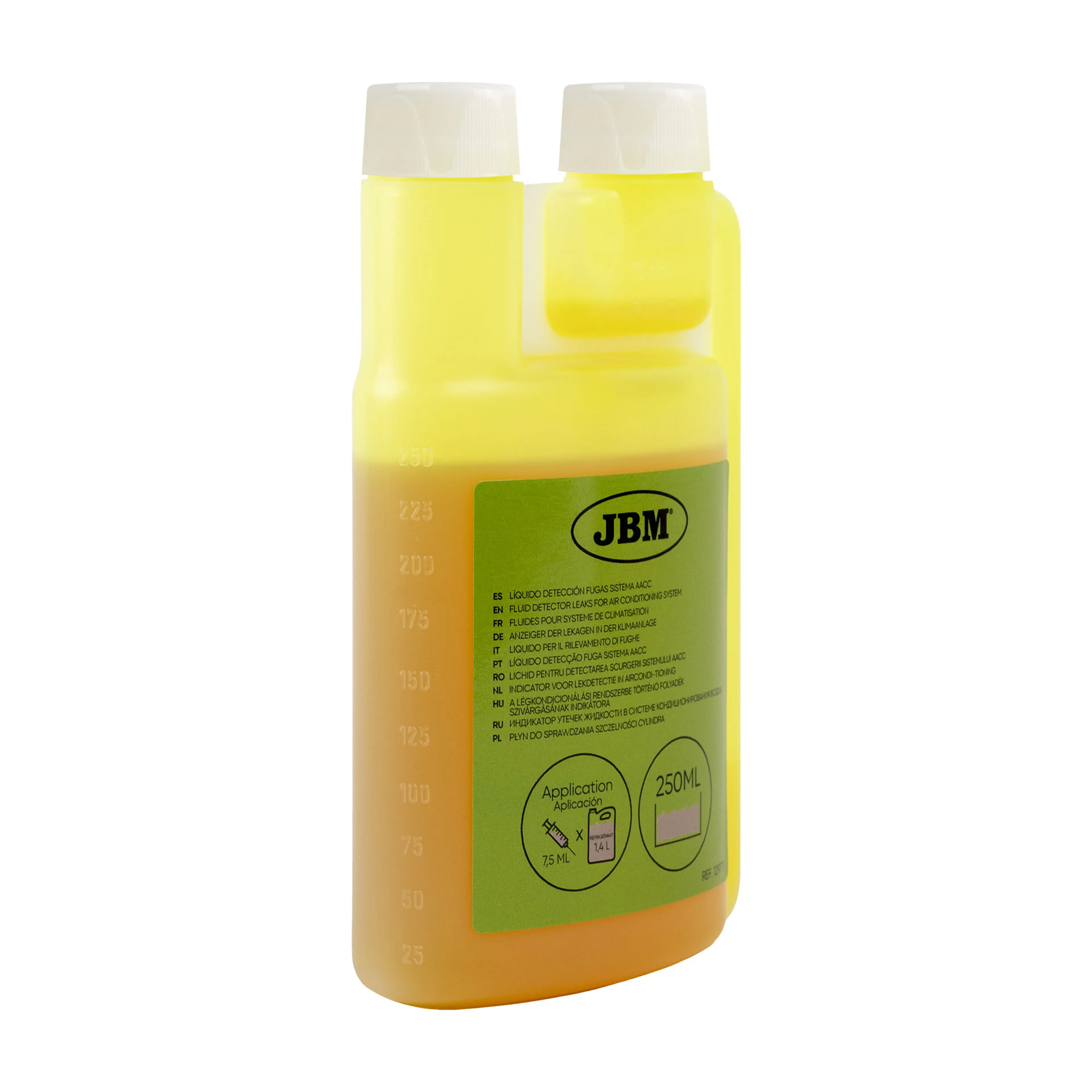JBM LÍQUIDO DE DETECCIÓN DE FUGAS PARA SISTEMA AACC 250ML