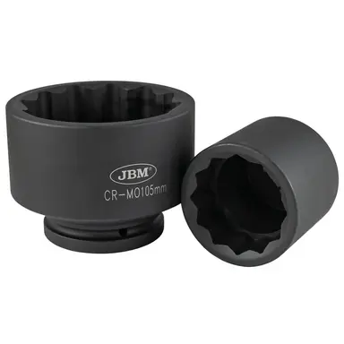 JBM VASO DE IMPACTO 12 CANTOS 1" 105MM