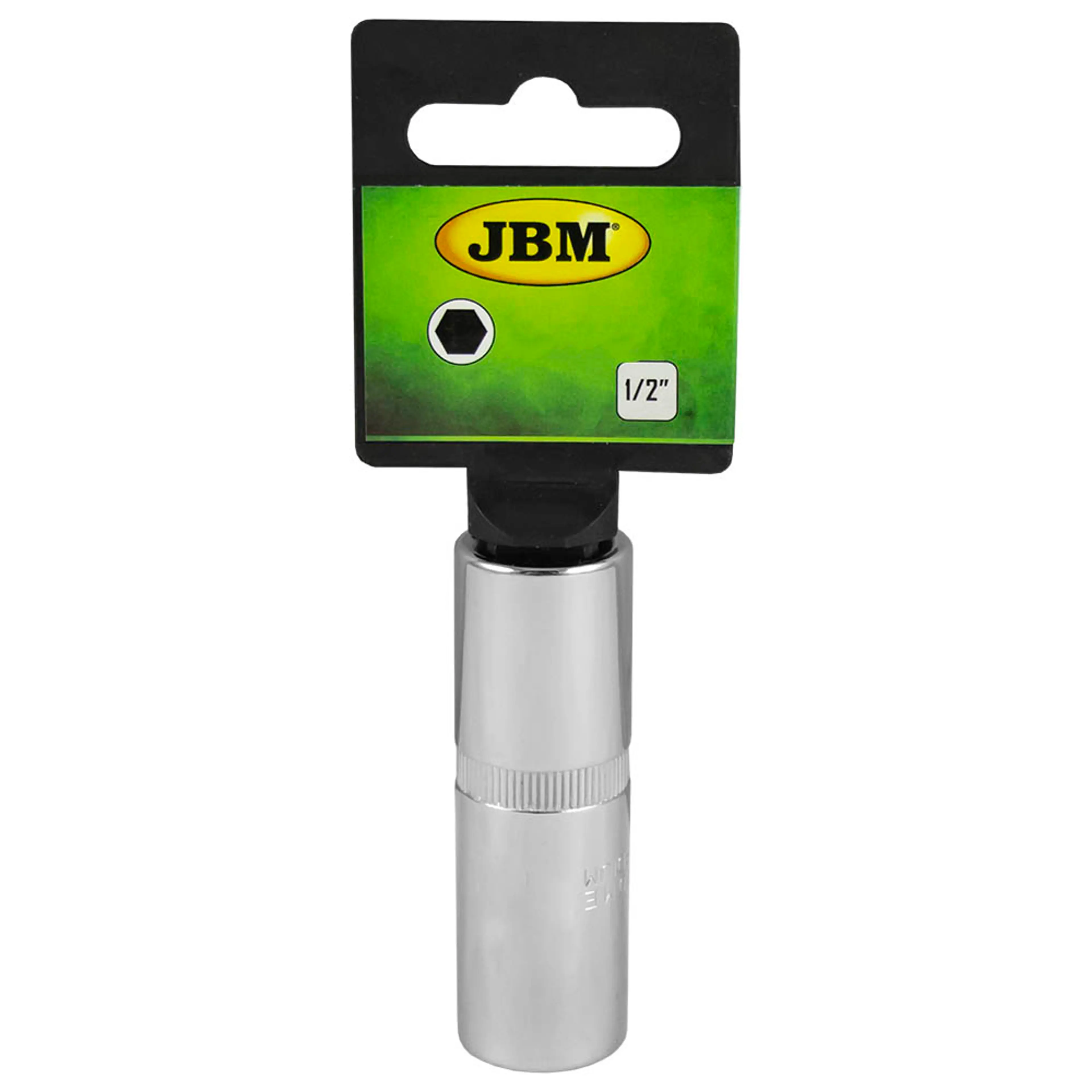 JBM VASO DE BUJÍA HEXAGONAL DE 21MM - CROMADO