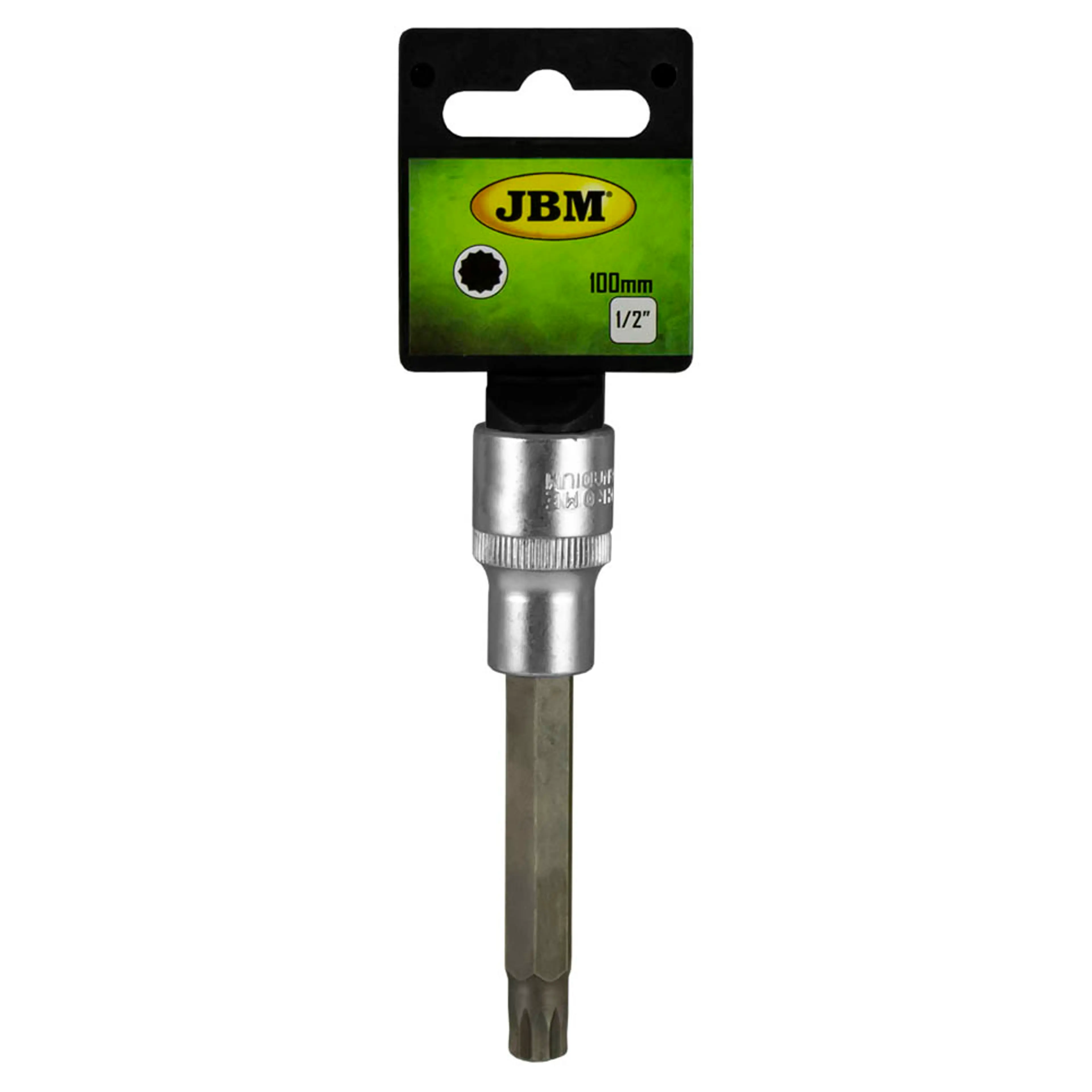 JBM PUNTA DE 1/2" DOCE CANTOS M6 100MM