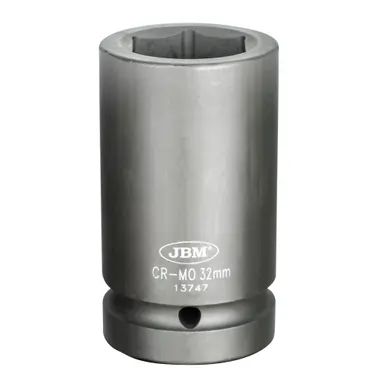 JBM VASO DE IMPACTO LARGO HEXAGONAL 1" 32MM