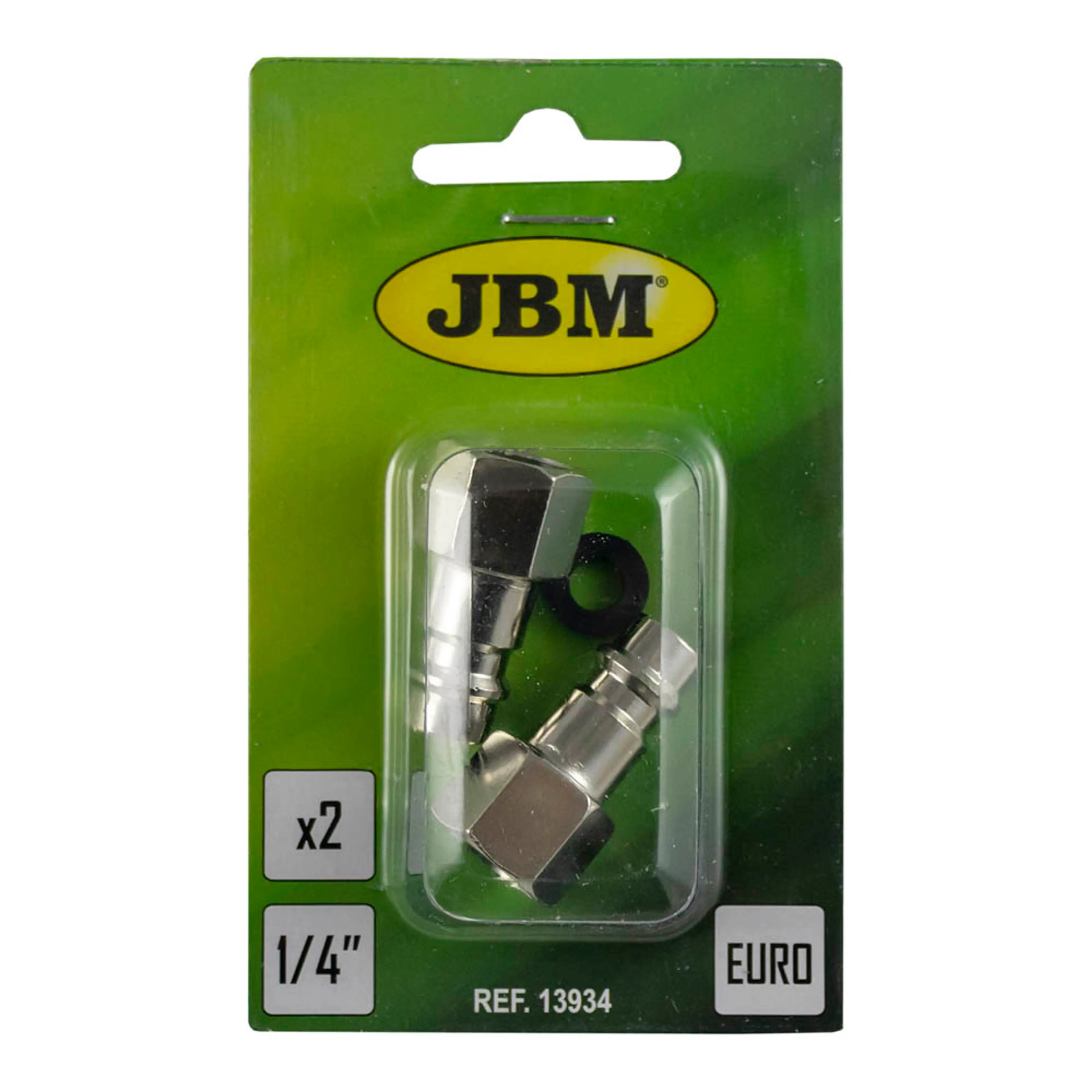 JBM CONECTOR MACHO EUR - ROSCA HEMBRA 1/4" (2UDS)