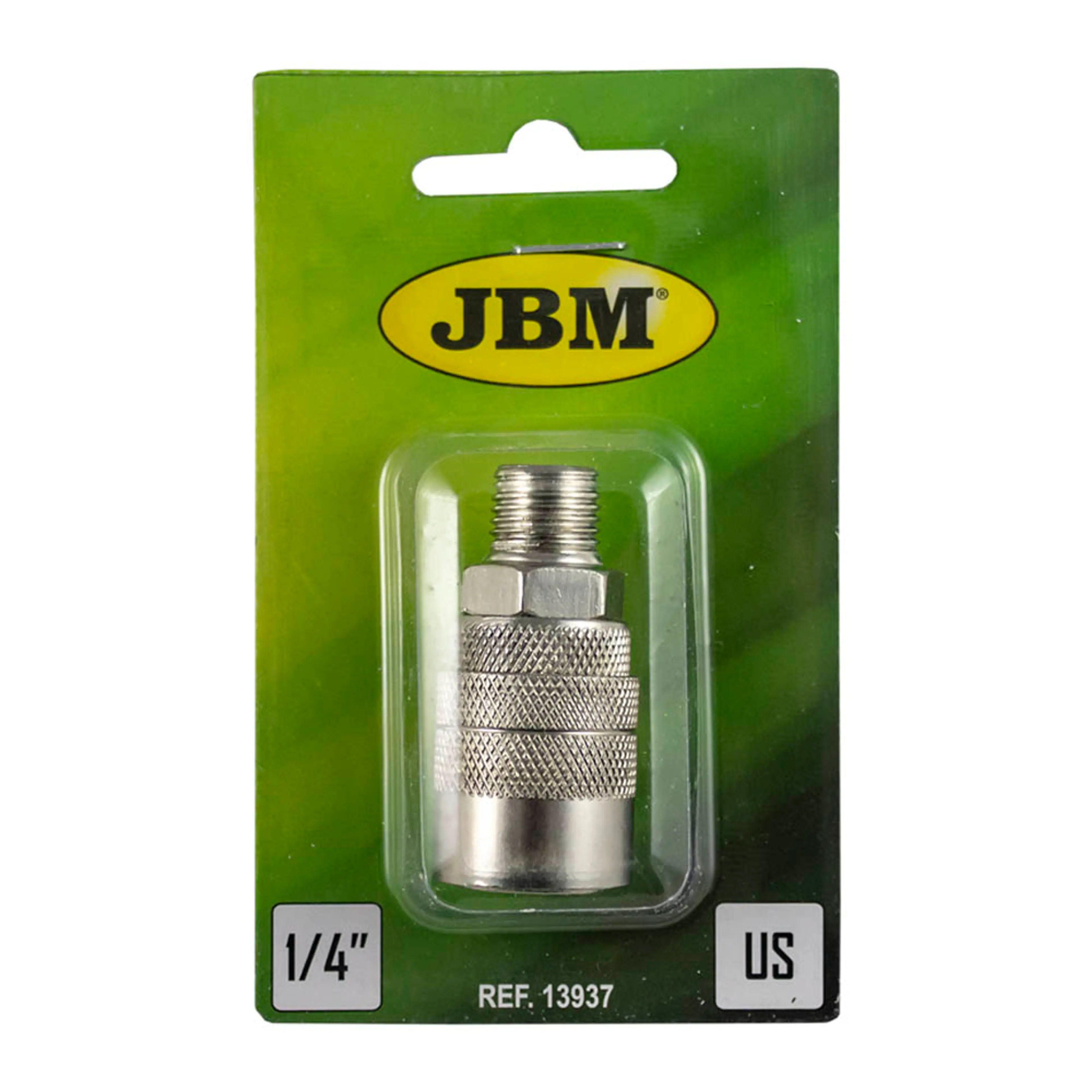JBM CONECTOR HEMBRA US - ROSCA MACHO 1/4"