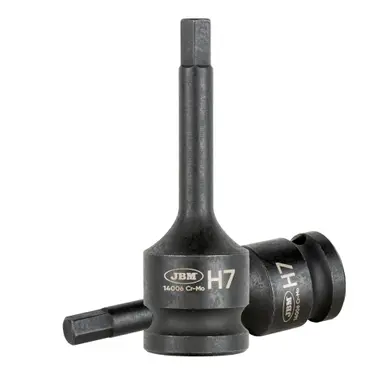 JBM PUNTA DE IMPACTO HEXAGONAL DE 1/2" 7MM