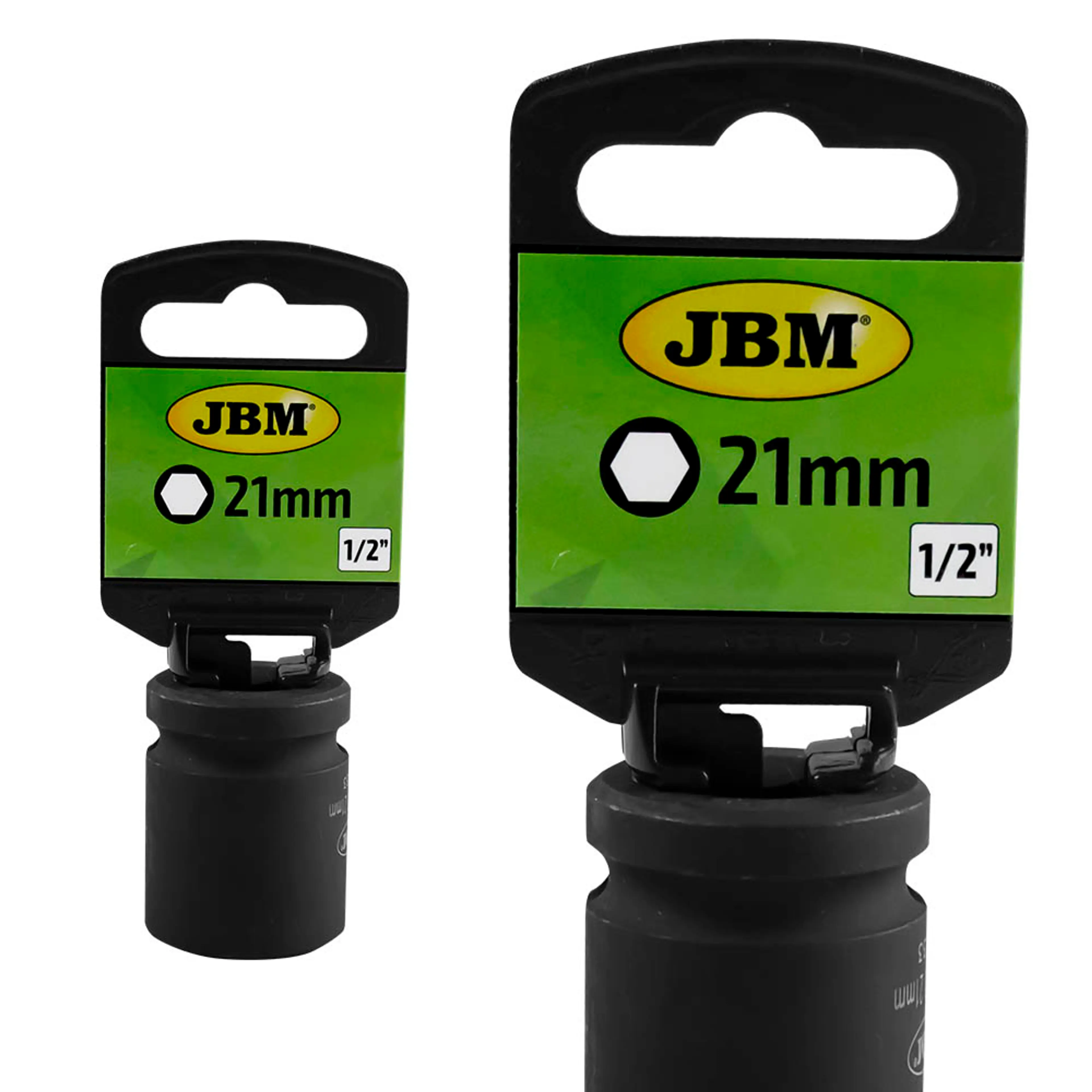 JBM VASO IMPACTO HEXAGONAL 1/2" 21MM