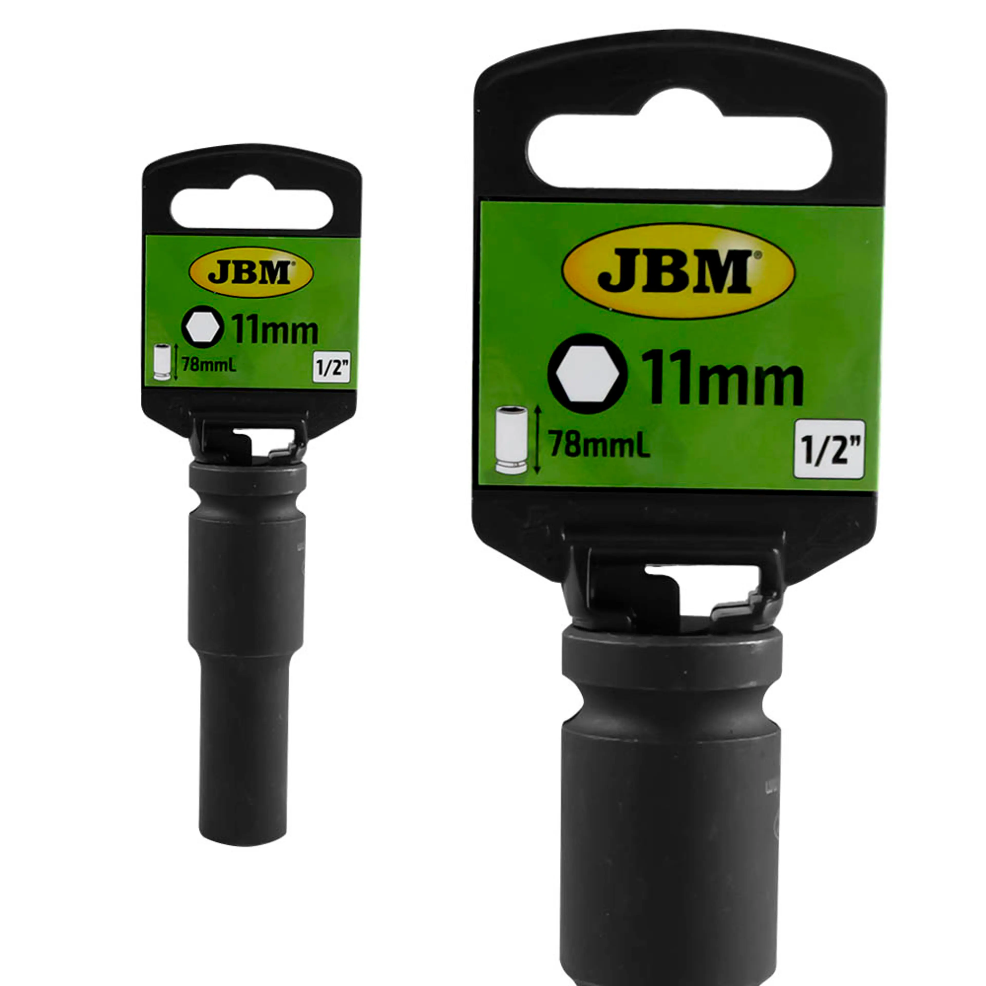 JBM VASO DE IMPACTO LARGO HEXAGONAL 1/2" 11MM