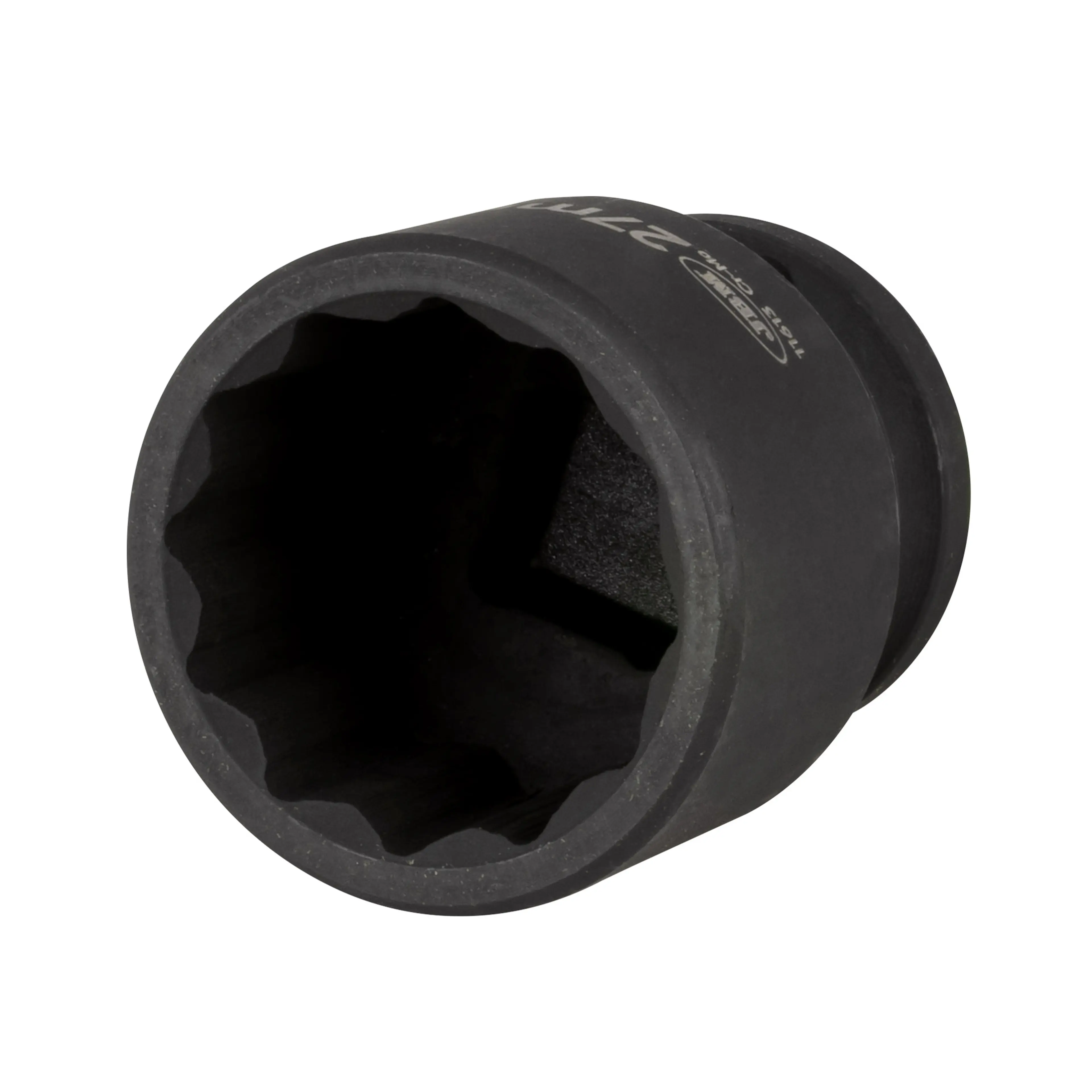 JBM VASO DE IMPACTO CORTO DE 12 CARAS - 1/2" 27MM