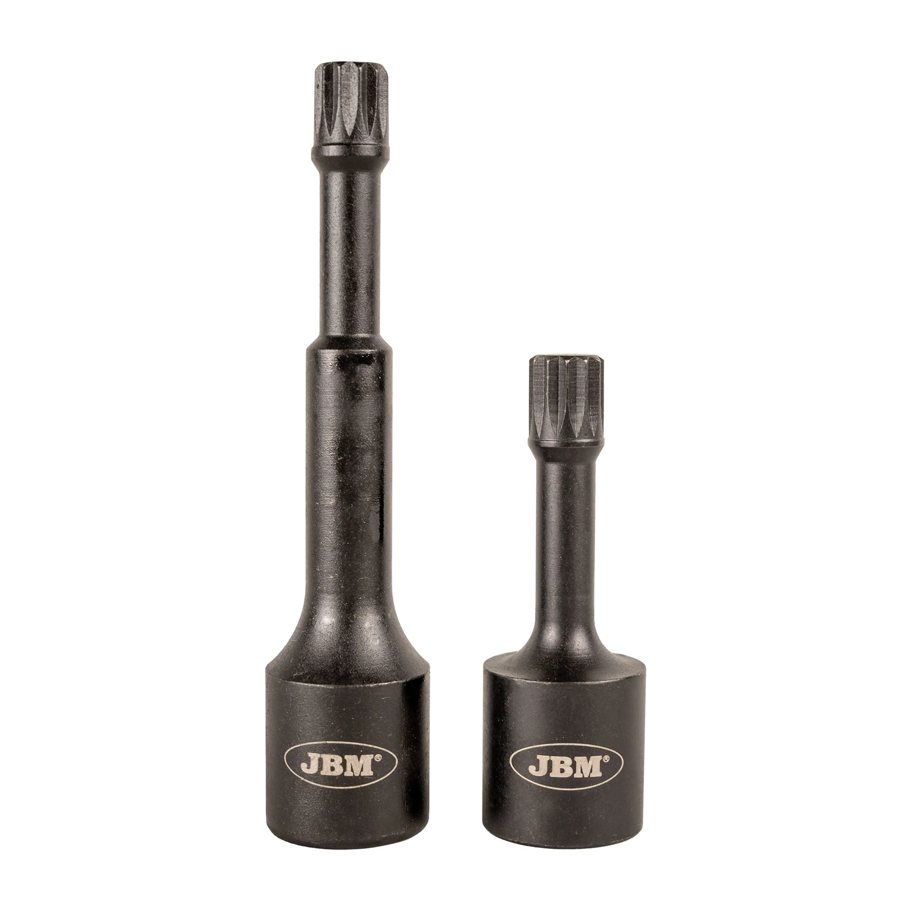 JBM 1/2" VASOS DE IMPACTO ESPECIAL PARA TORNILLOS SPLINE (XZN) M12 2/P