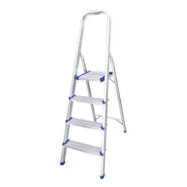 JBM ESCALERA DE ALUMINIO CON 4 PELDAÑOS