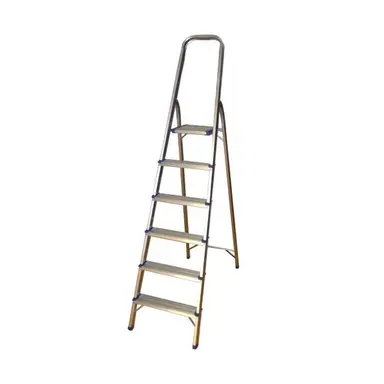 JBM ESCALERA DE ALUMINIO CON 6 PELDAÑOS