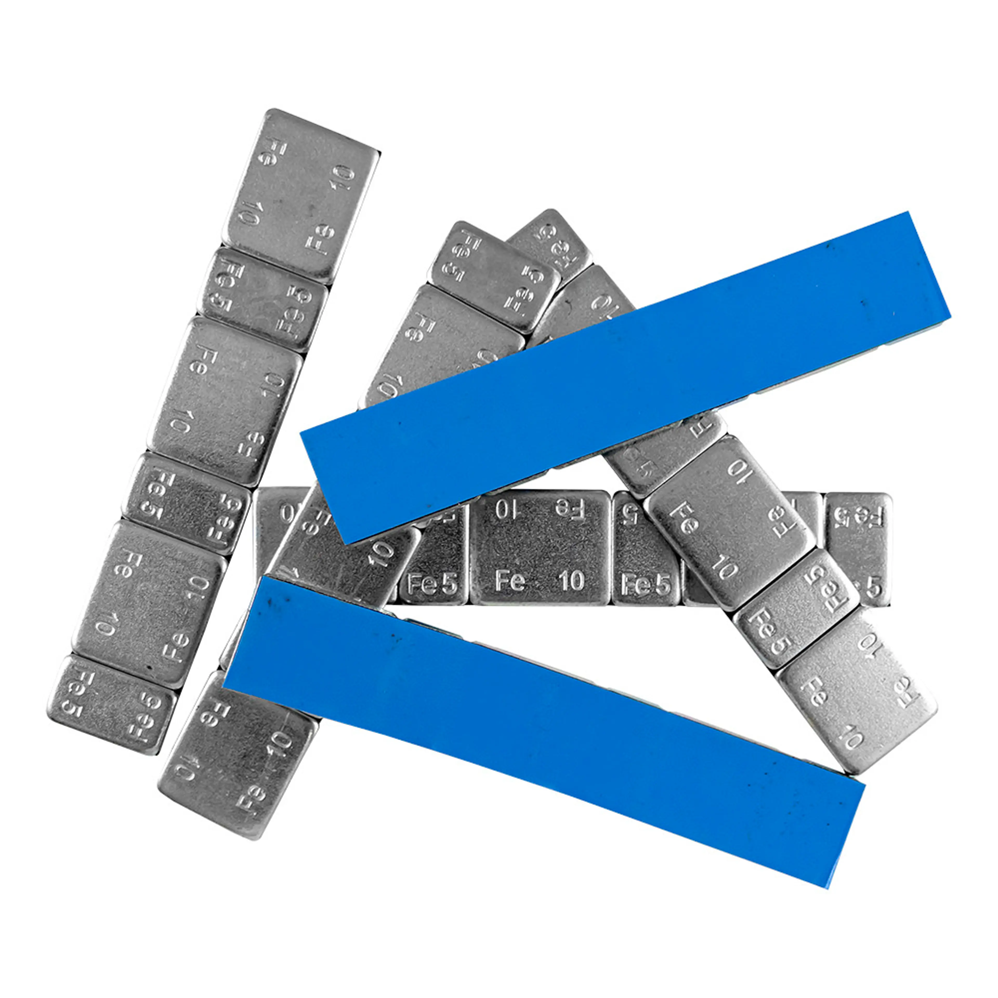 JBM CONTRAPESAS AUTOADHESIVAS DE HIERRO EN PASTILLA - 45GR. (3X5G + 3X