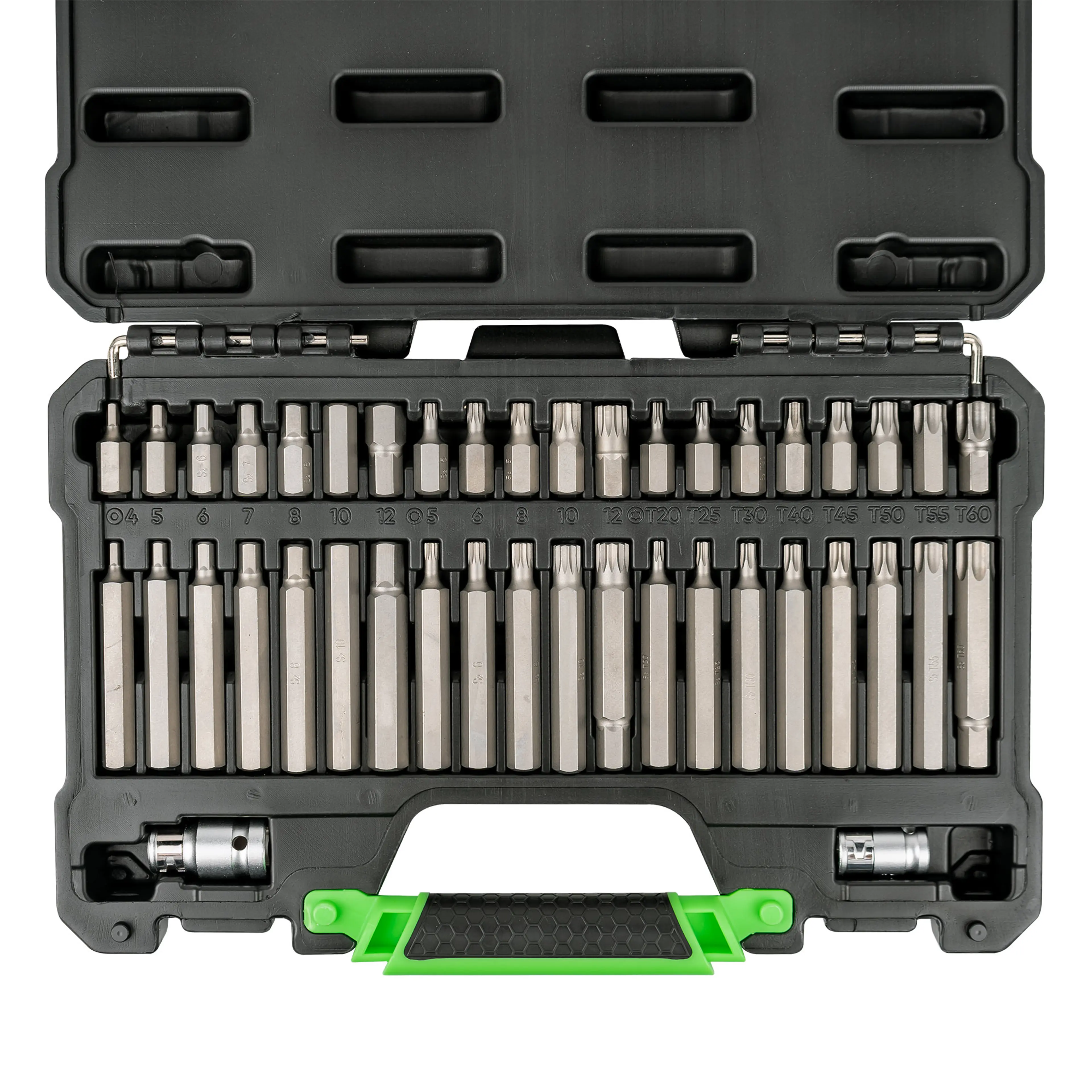 JBM MALETÍN DE 42 PUNTAS HEXAGONALES, 12 CANTOS Y TORX DE 1/2" Y 3/8"