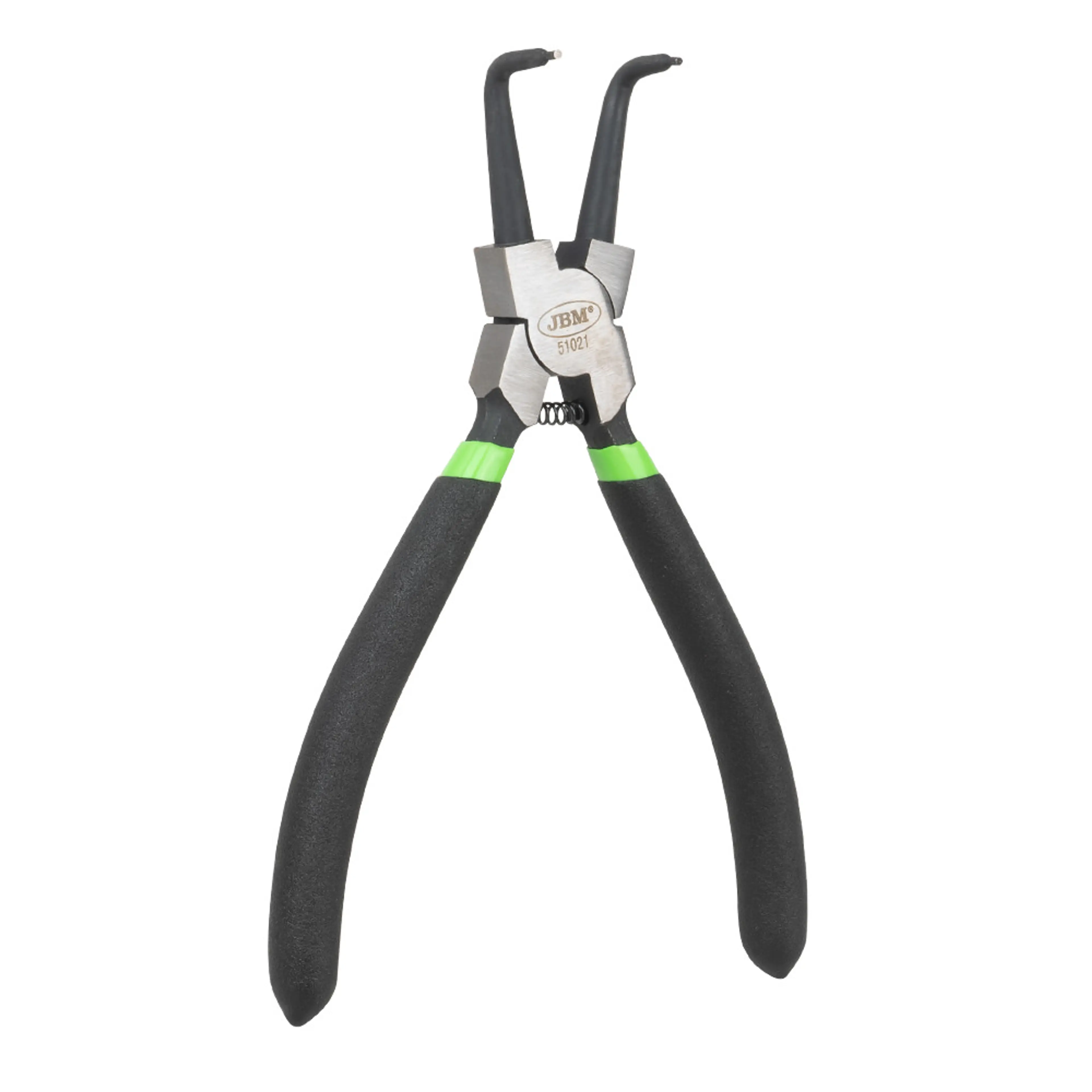 JBM ALICATE SEEGER PARA INTERIORES CON BOCA CURVA 7" (180MM)