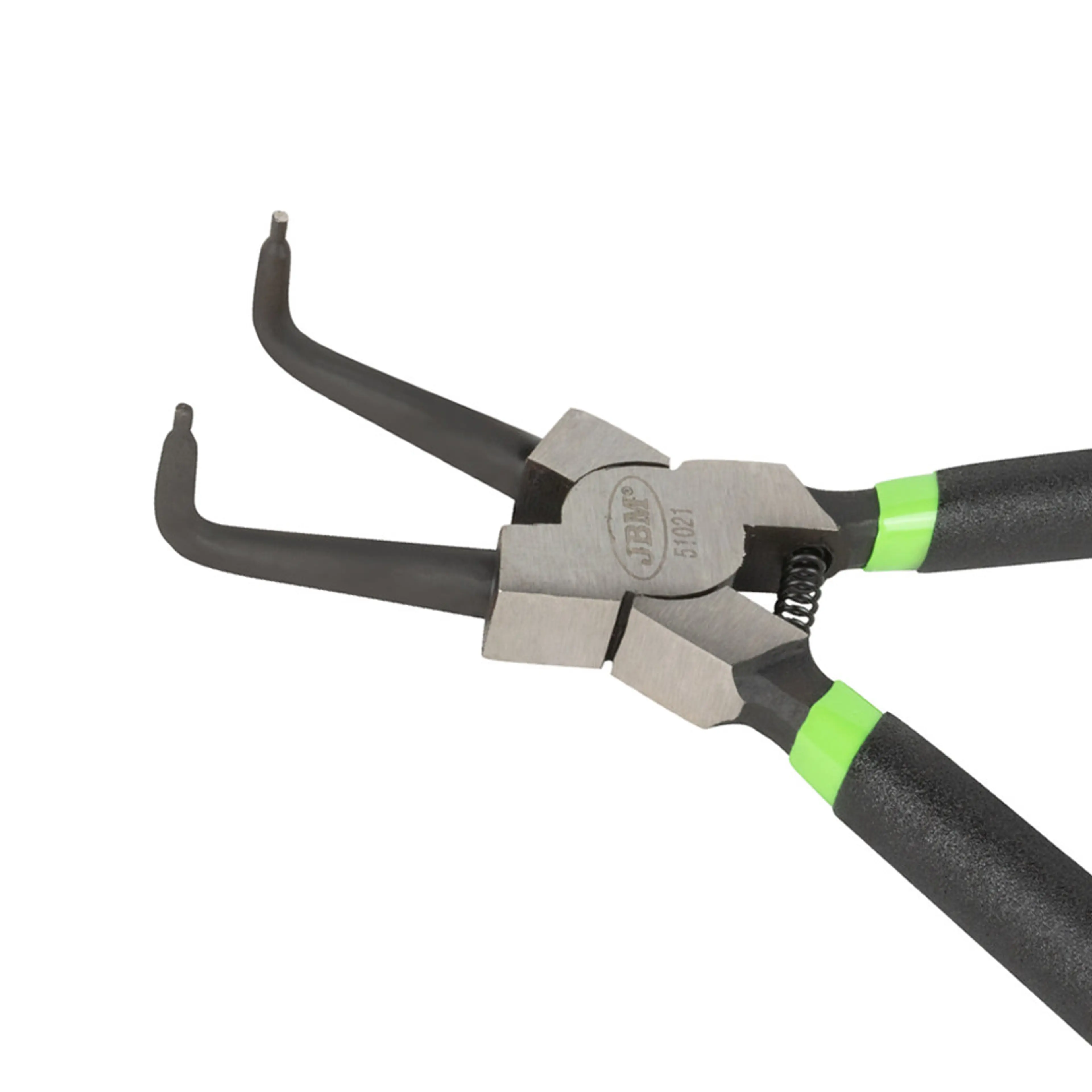 JBM ALICATE SEEGER PARA INTERIORES CON BOCA CURVA 7" (180MM)