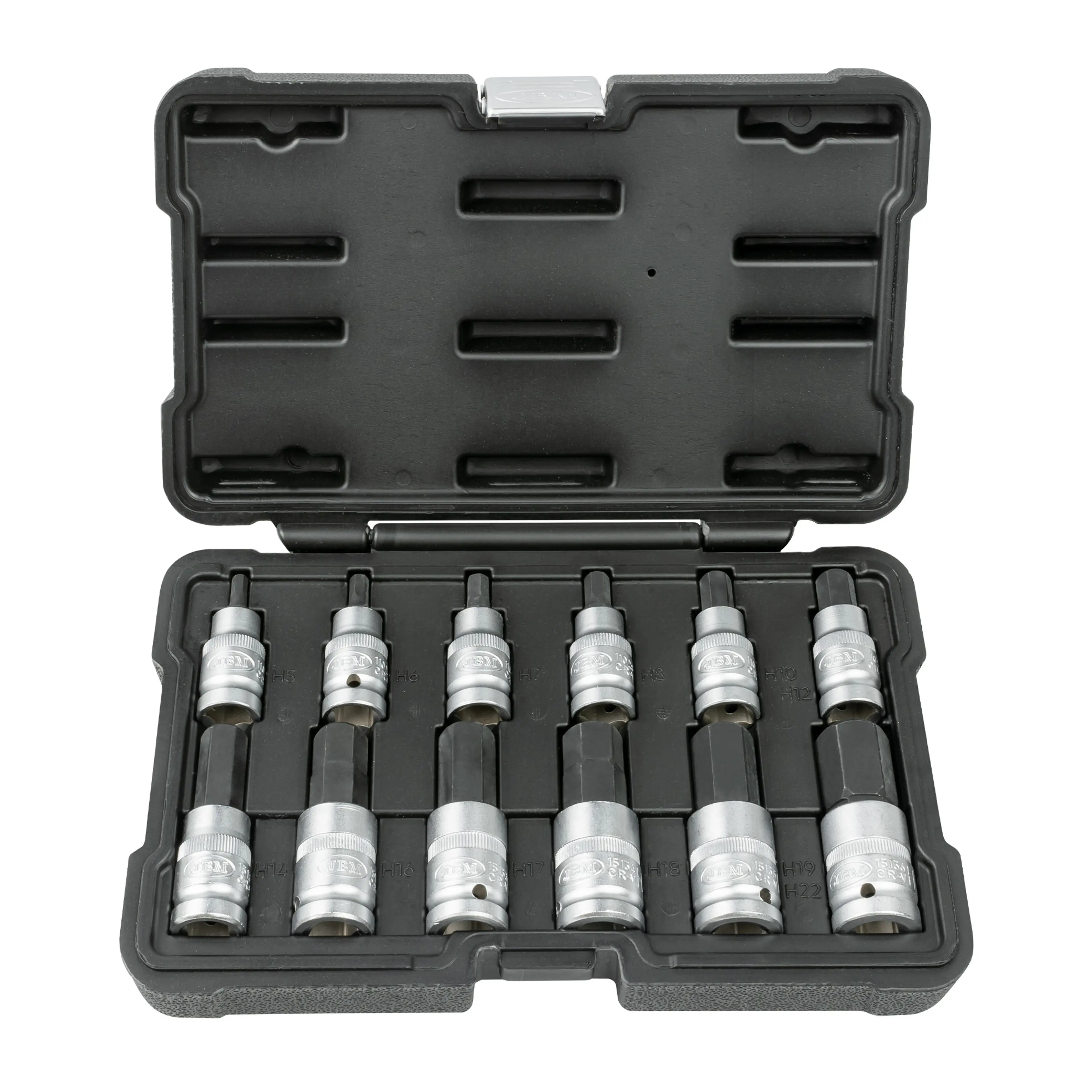 JBM SET DE 12 PUNTAS HEXAGONALES DE 1/2"