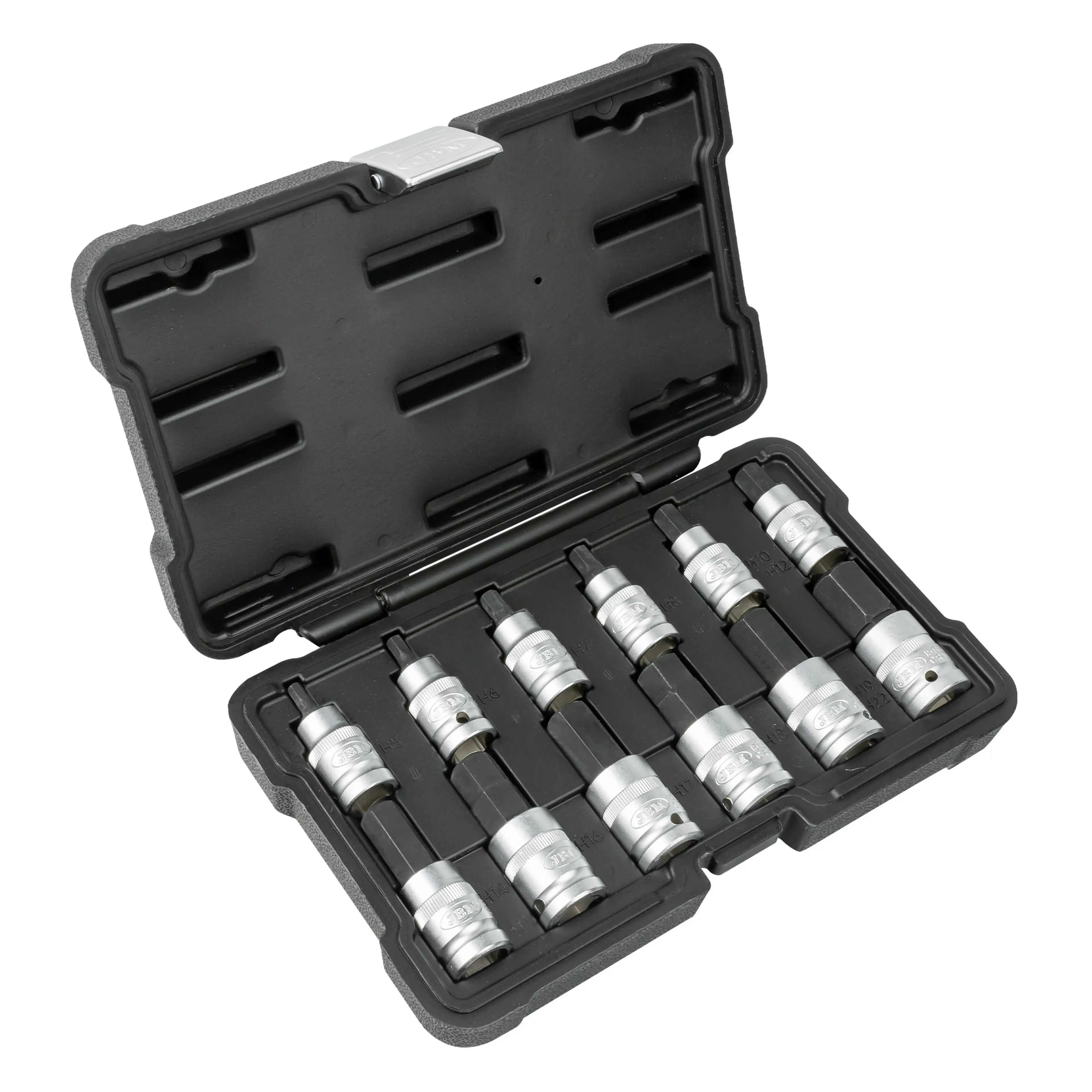 JBM SET DE 12 PUNTAS HEXAGONALES DE 1/2"