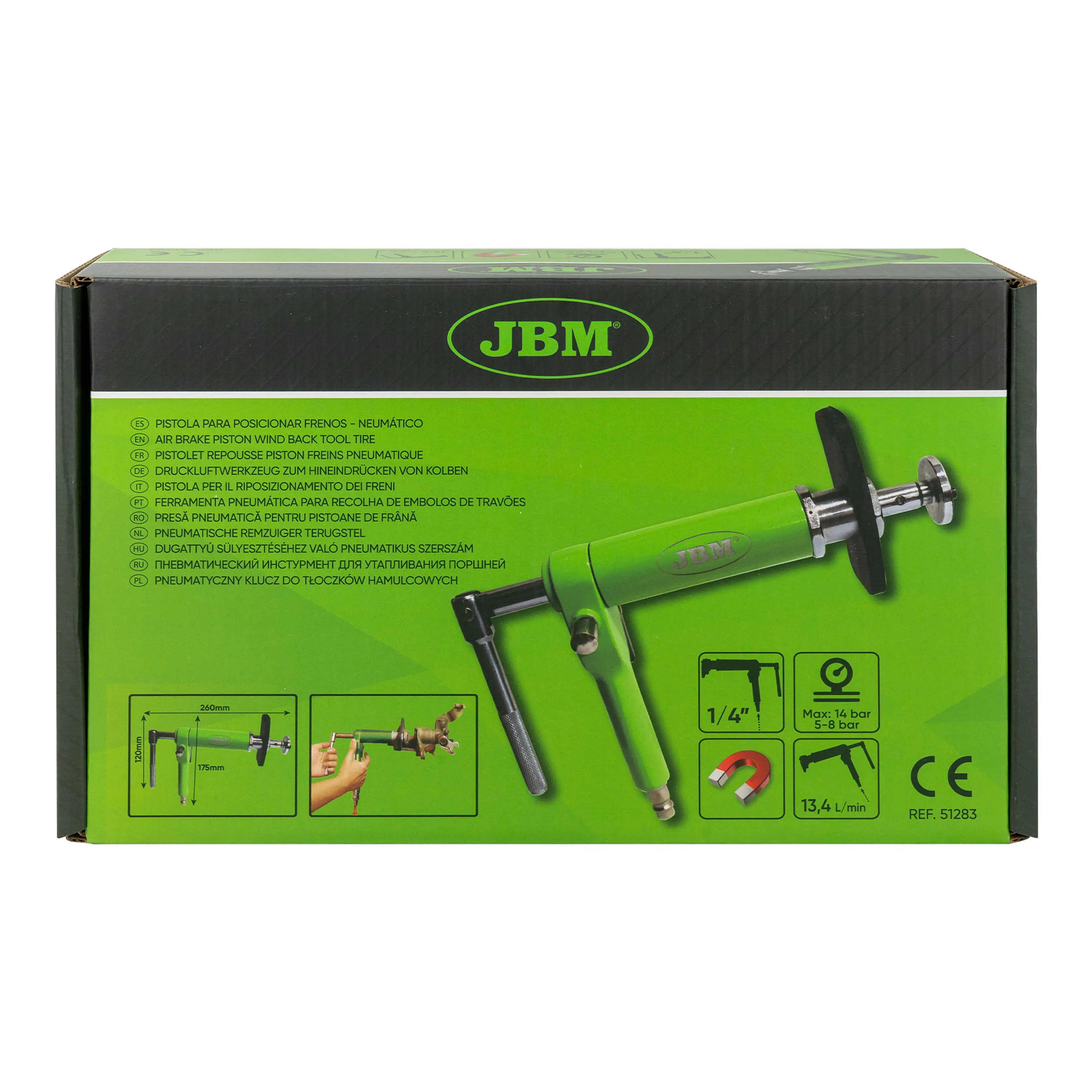 JBM PISTOLA REPOSICIONADORA DE FRENOS