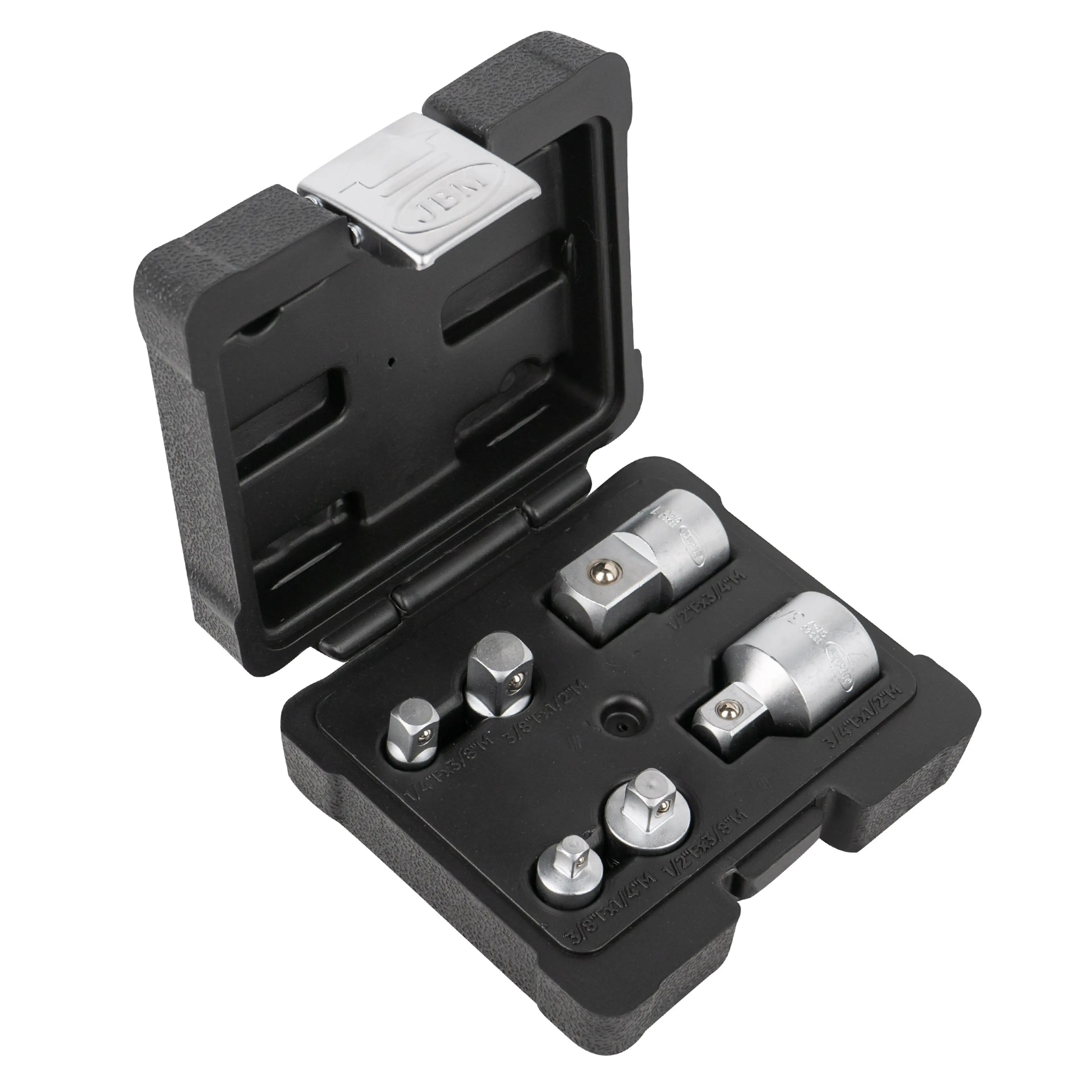 JBM MINI SET DE 6 ADAPTADORES DE 1/4", 3/8", 1/2" Y 3/4"