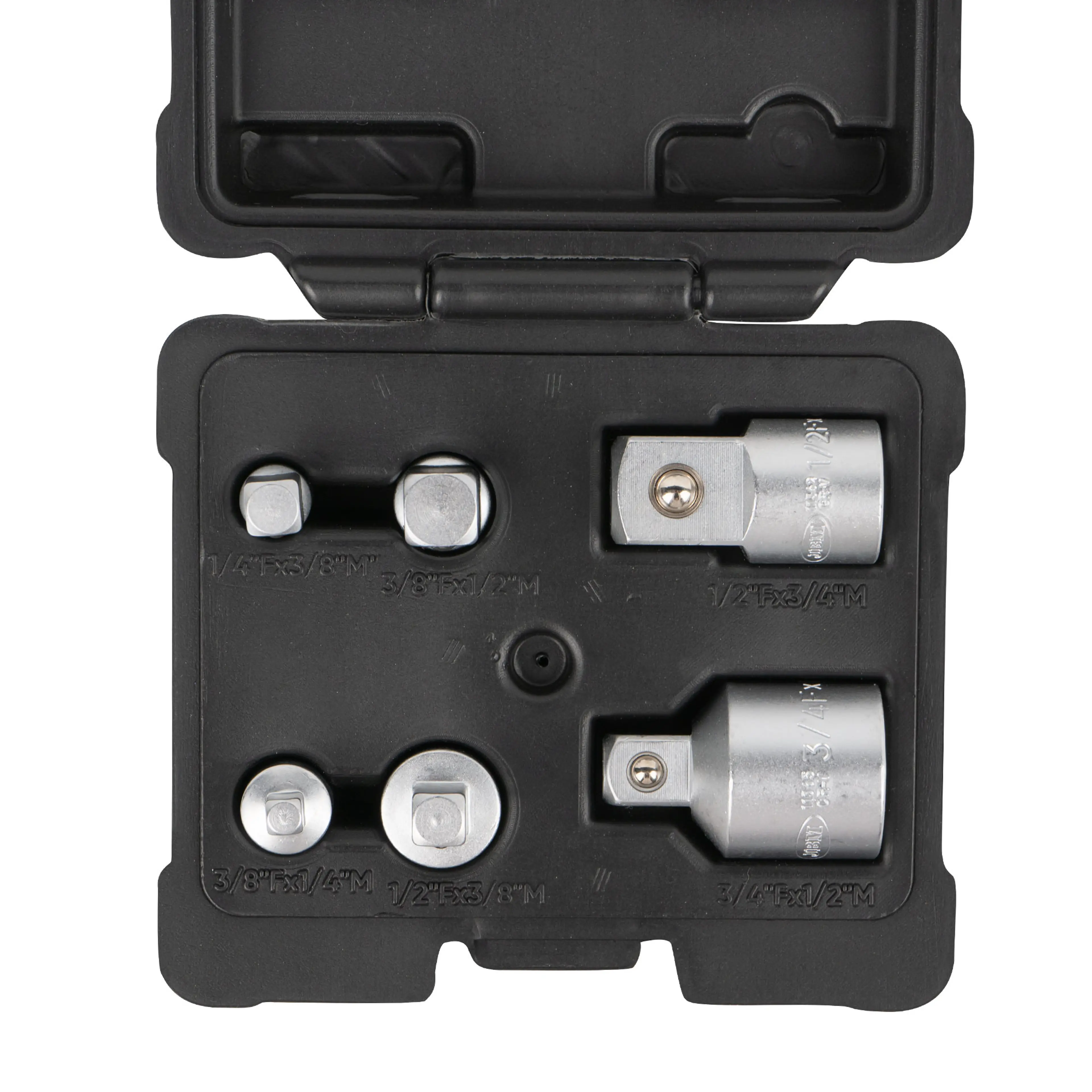 JBM MINI SET DE 6 ADAPTADORES DE 1/4", 3/8", 1/2" Y 3/4"