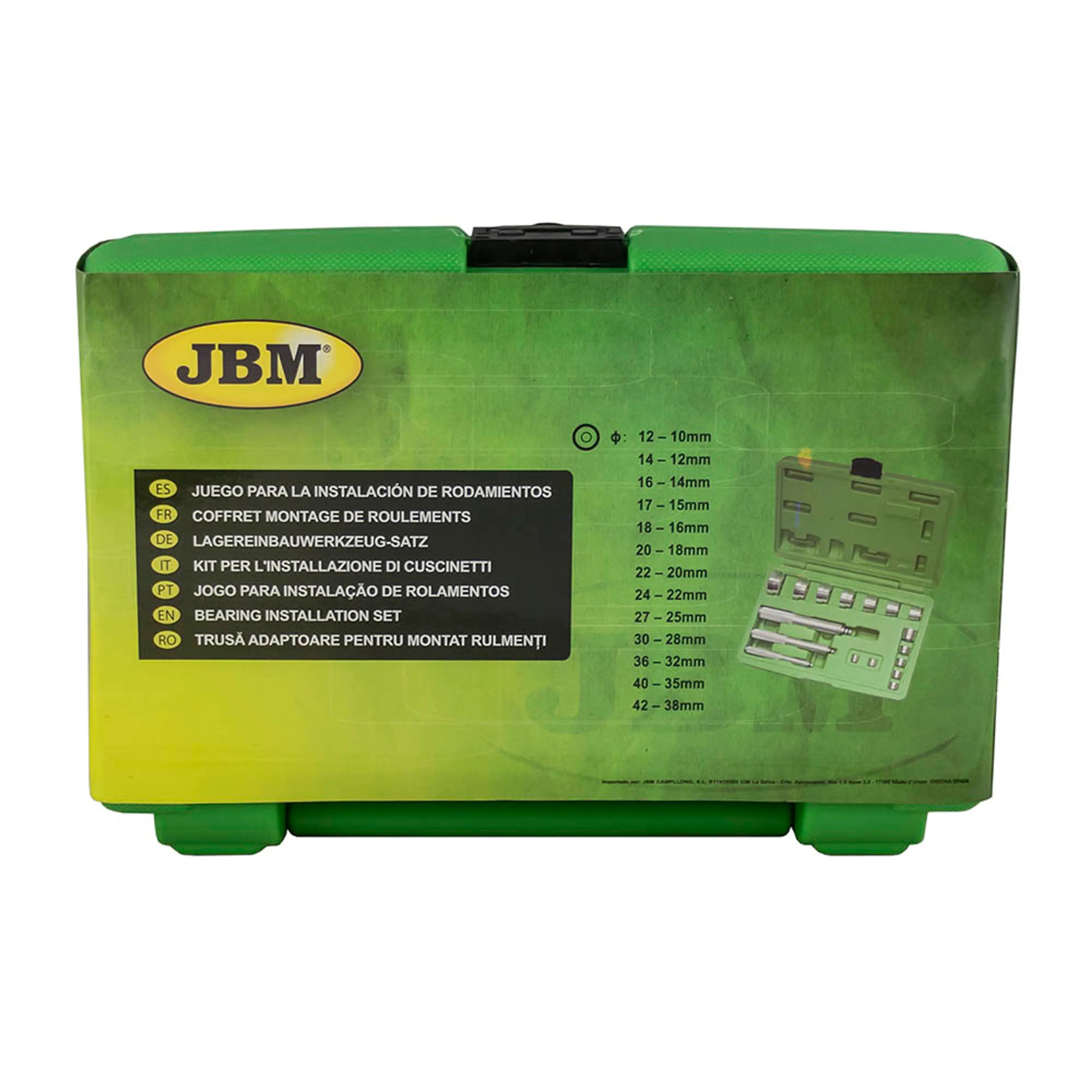 JBM JUEGO PARA LA INSTALACIÓN DE RODAMIENTOS