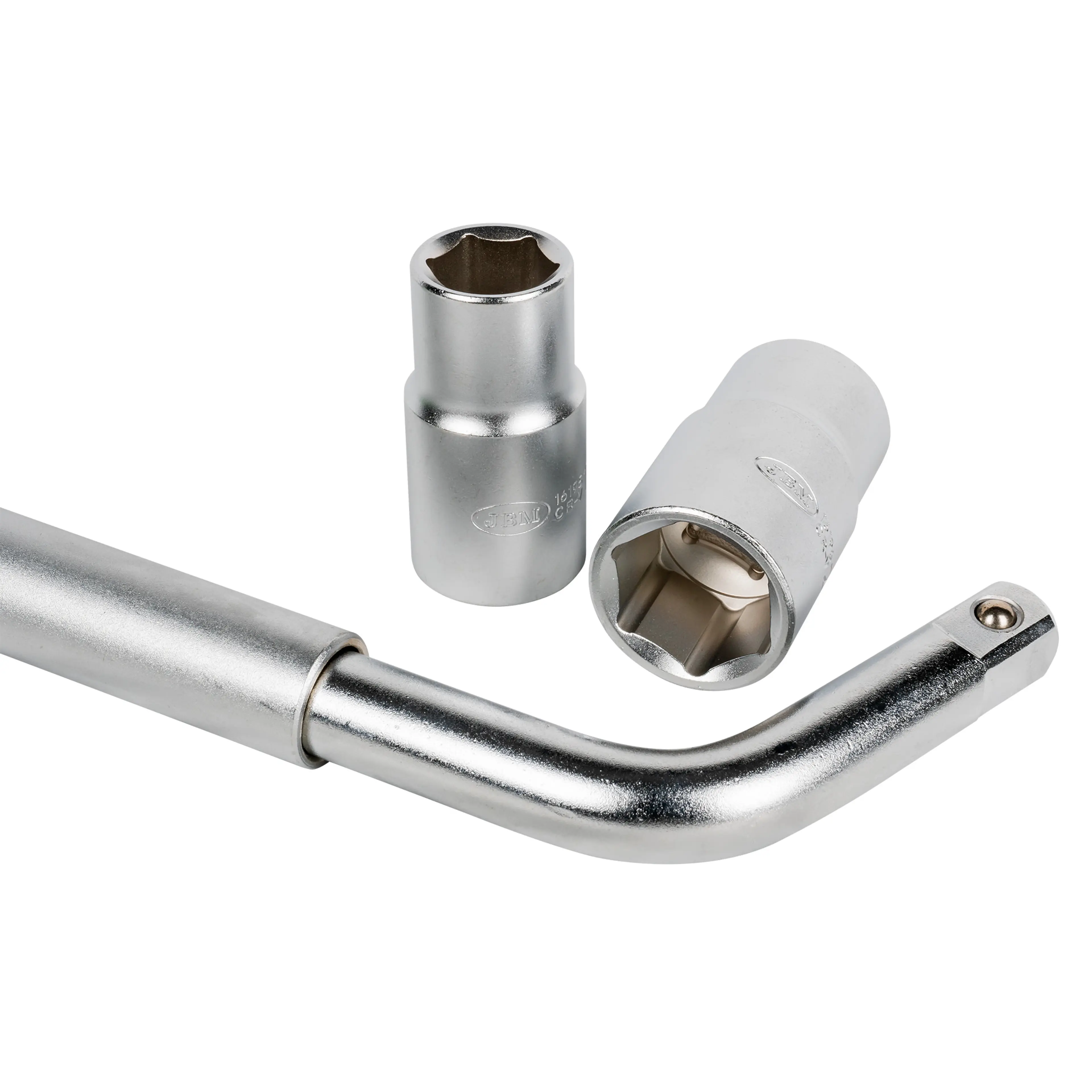 JBM LLAVE EXTENSIBLE DE RUEDA CON VASOS REVERSIBLES 330-490MM