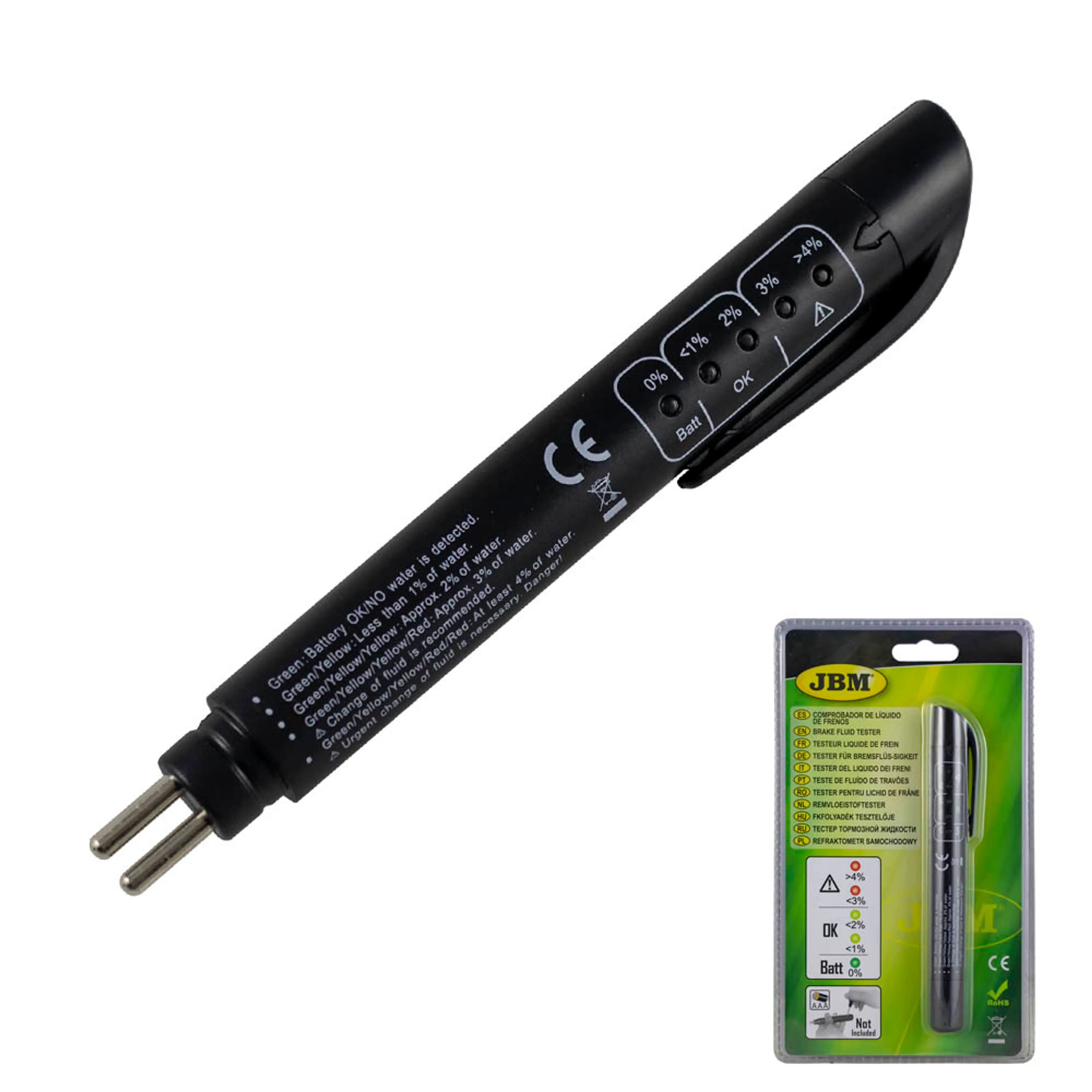 JBM COMPROBADOR DE LÍQUIDO DE FRENOS