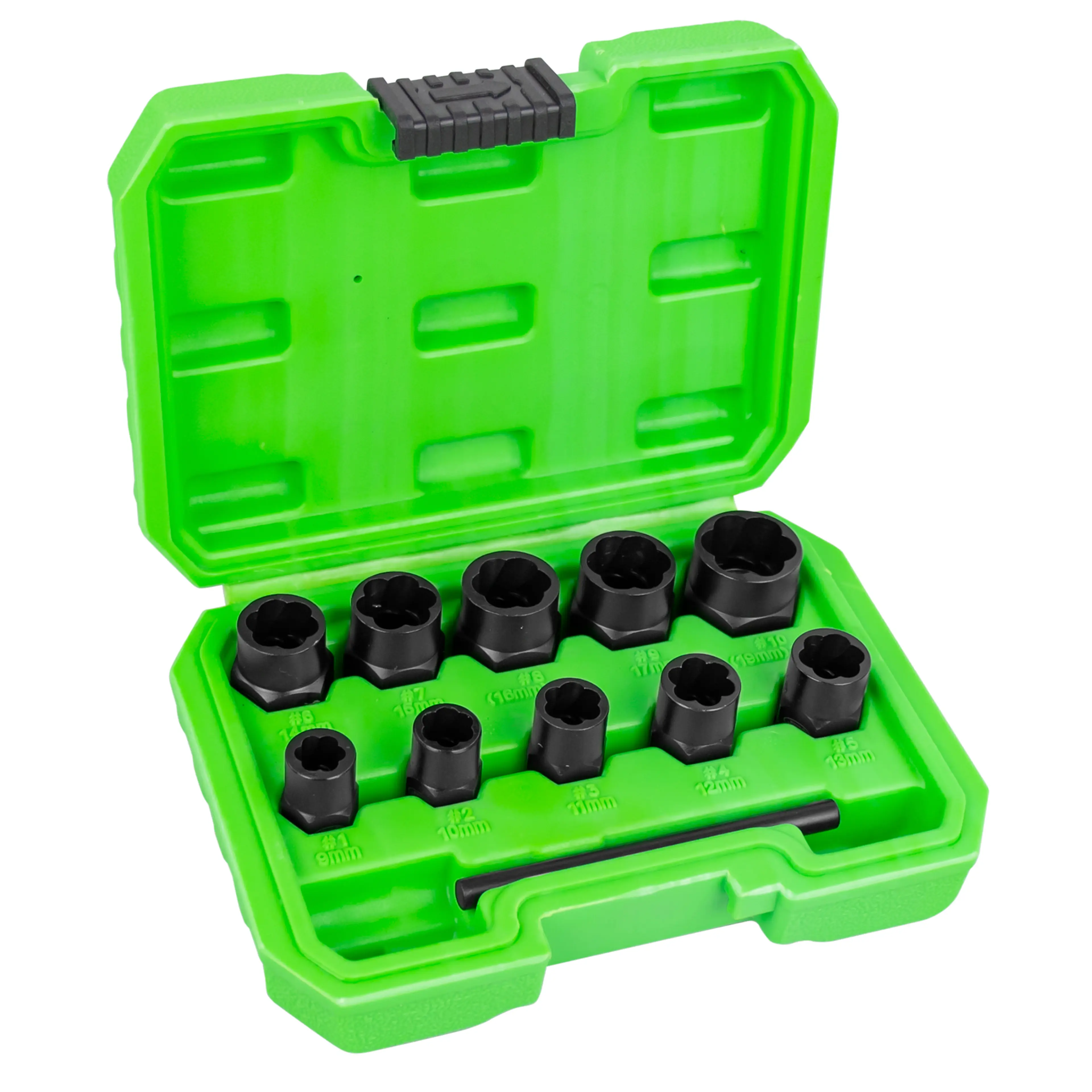 JBM SET DE VASOS TWIST DE 3/8" PARA EXTRACCIÓN DE TUERCAS/TORNILLOS DE