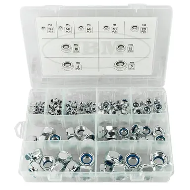 JBM ESTUCHE DE TUERCAS AUTOBLOCANTES 228PCS