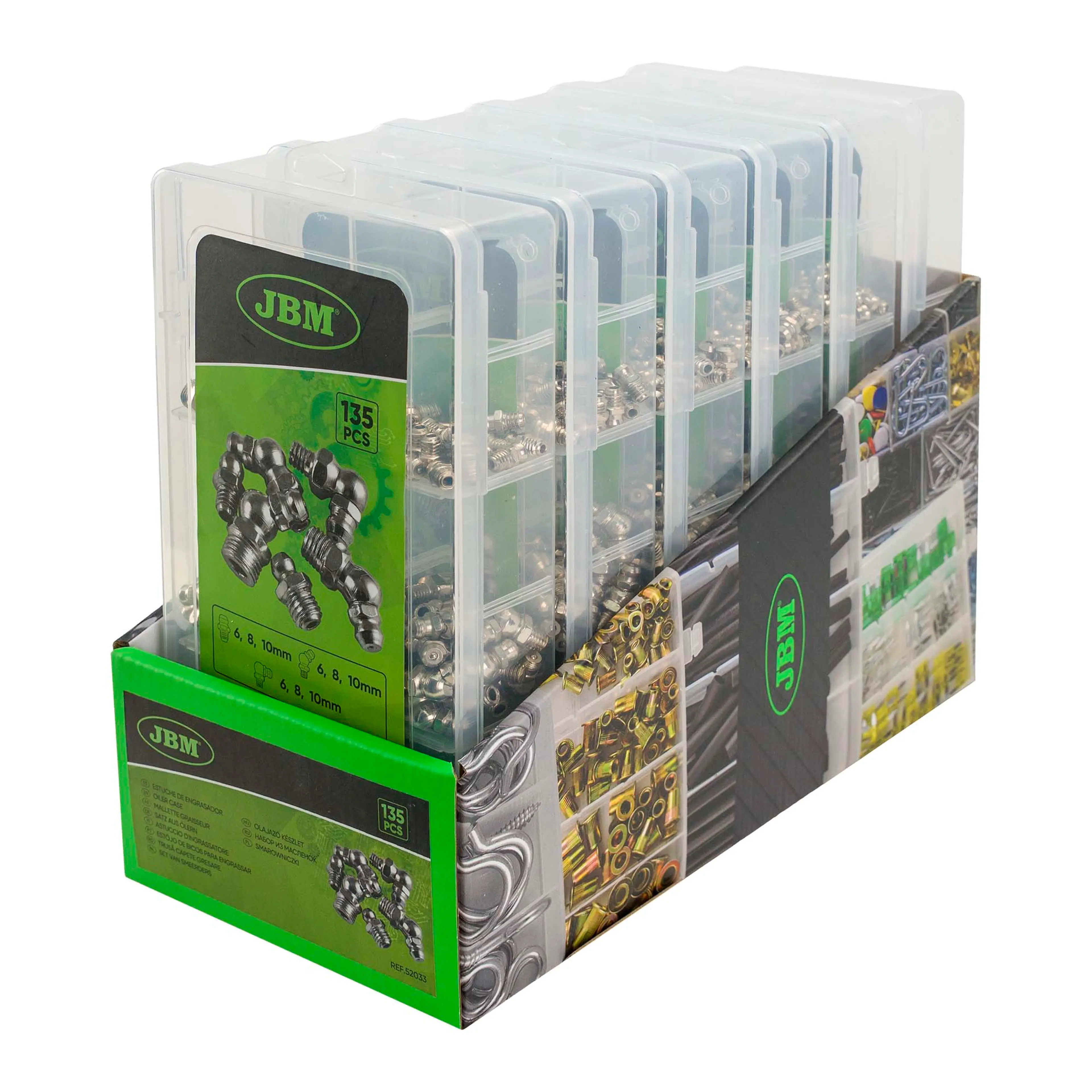 JBM ESTUCHE DE ENGRASADOR 135PCS