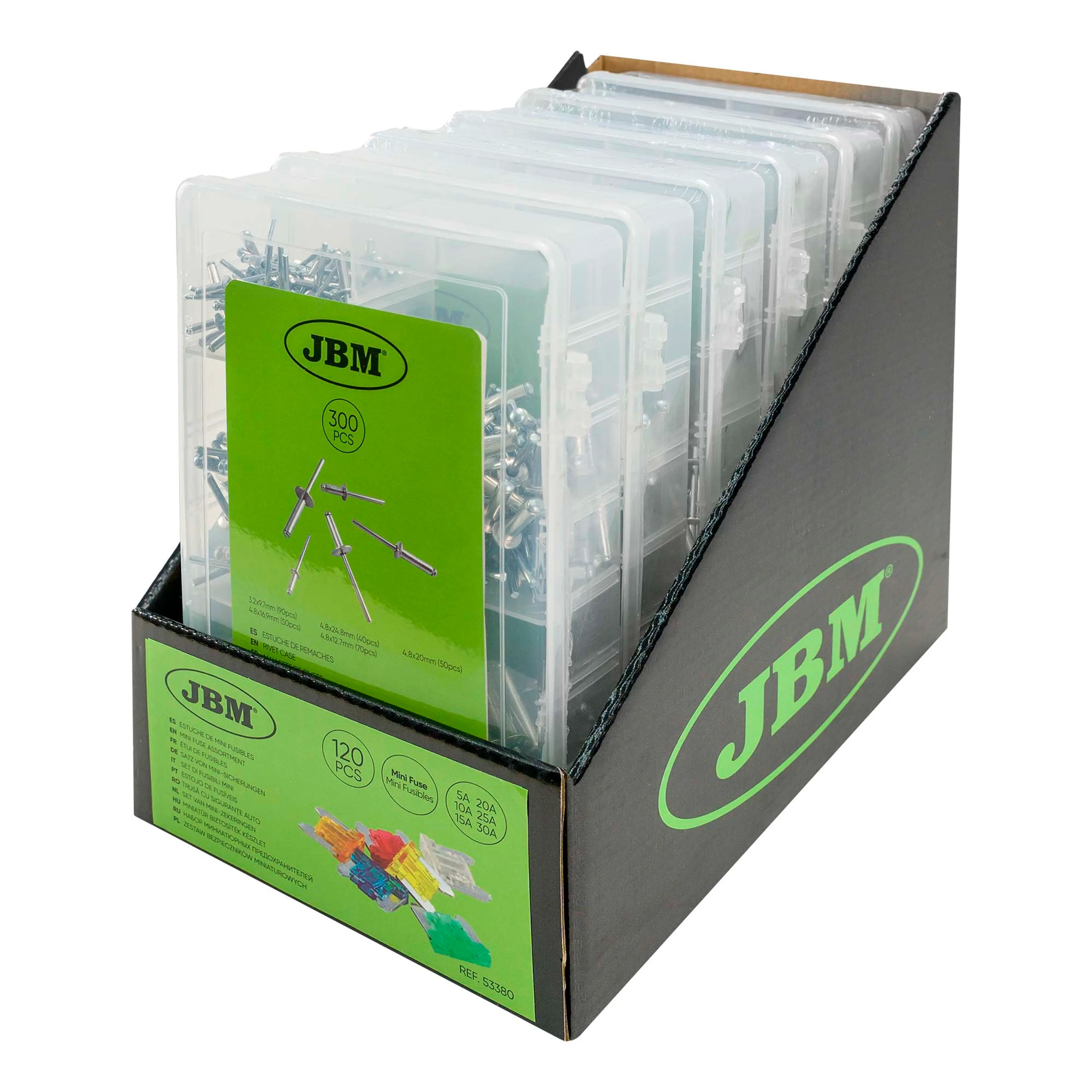 JBM ESTUCHE DE REMACHES 300PCS