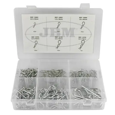 JBM ESTUCHE DE CLIPS EN R 150PCS