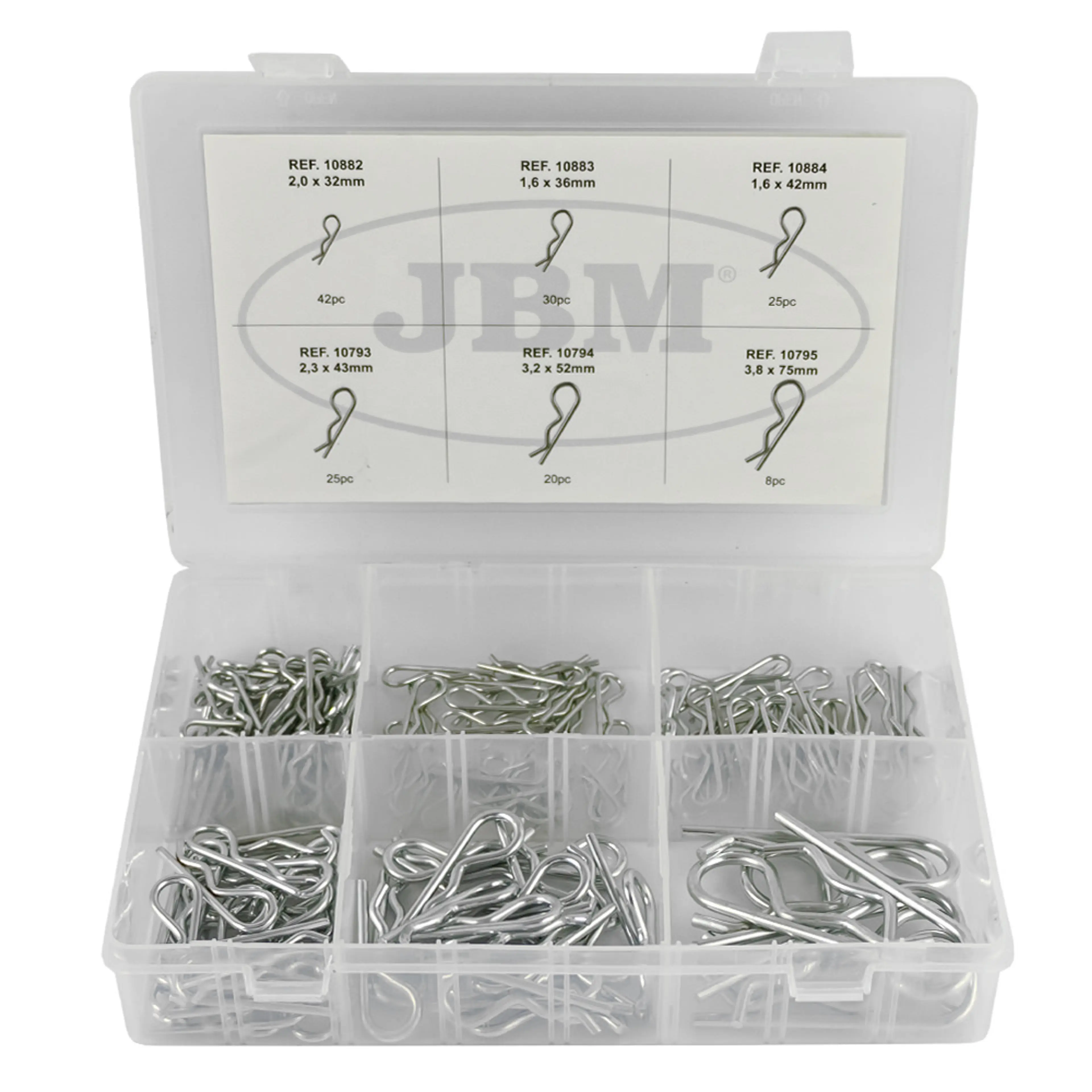 JBM ESTUCHE DE CLIPS EN R 150PCS