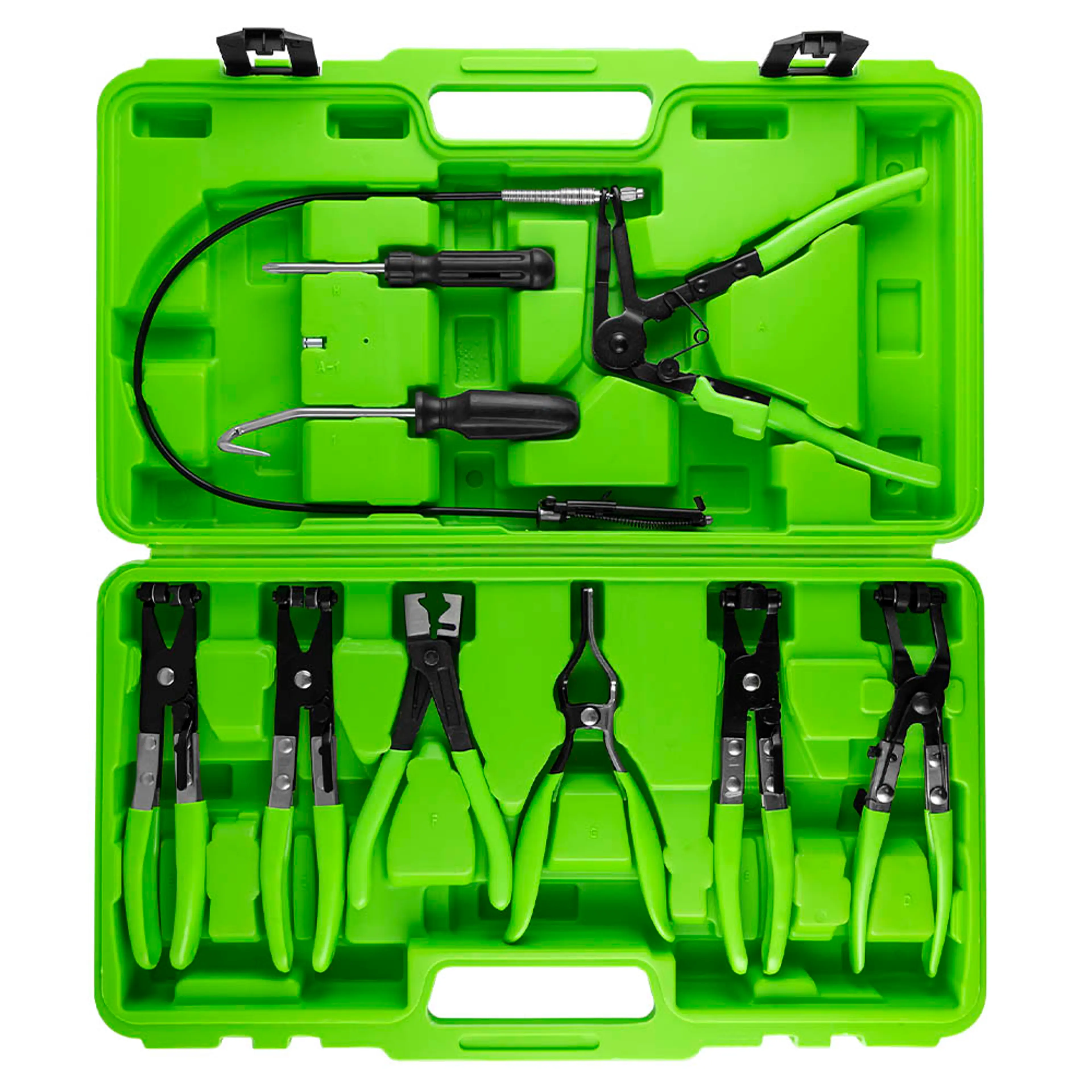 JBM SET DE ALICATES PARA ABRAZADERAS EN MALETÍN