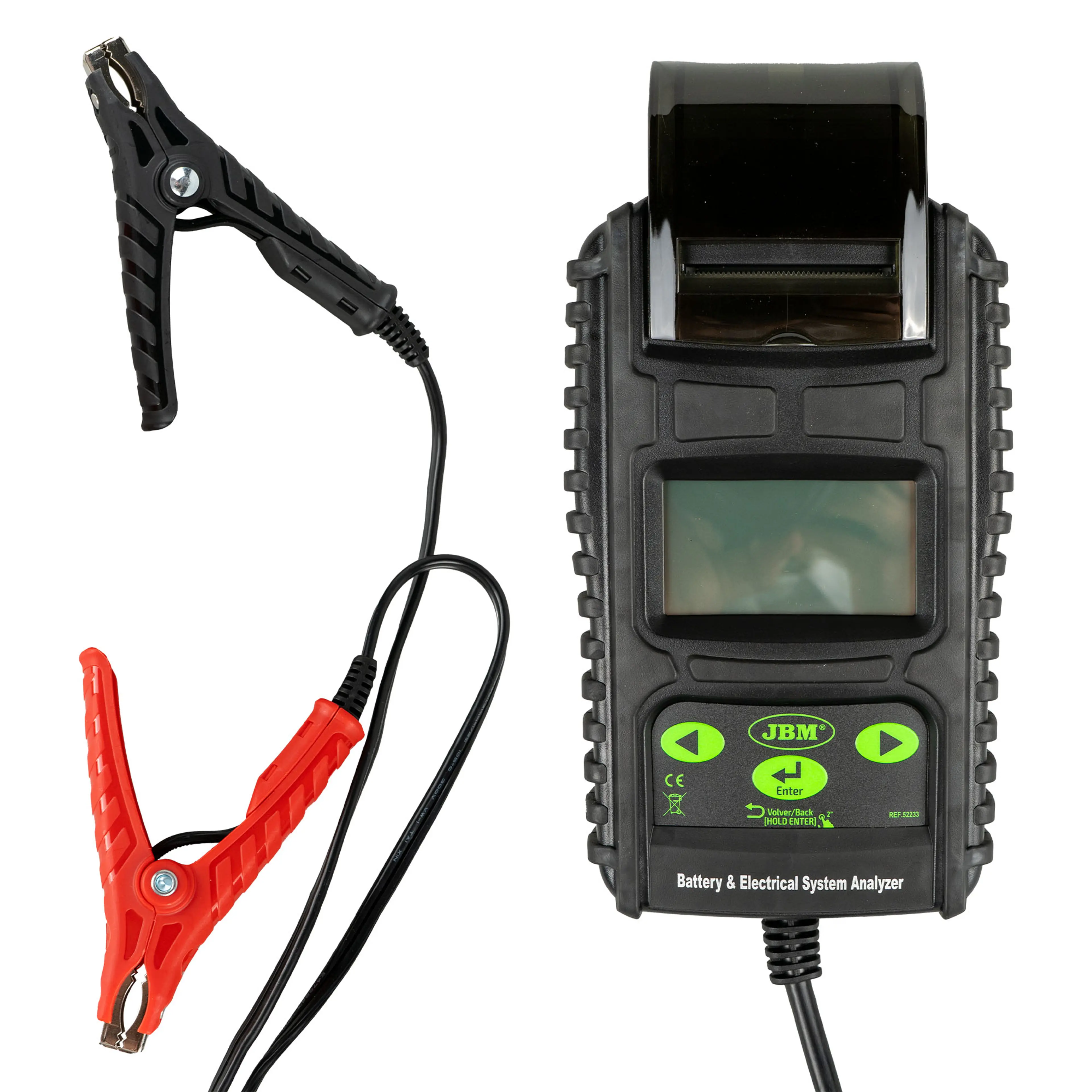 JBM COMPROBADOR DE BATERÍA Y ALTERNADORES CON IMPRESORA