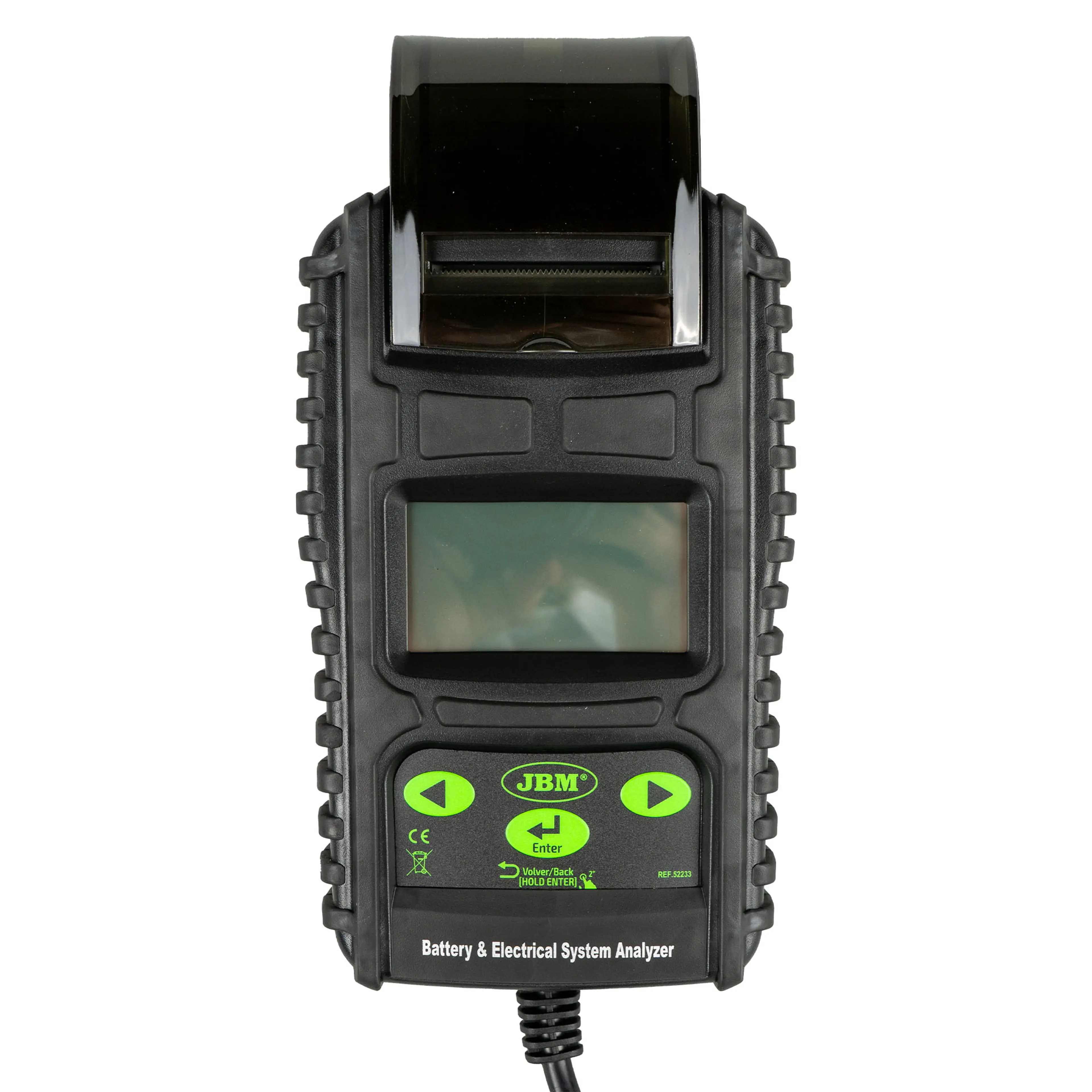 JBM COMPROBADOR DE BATERÍA Y ALTERNADORES CON IMPRESORA