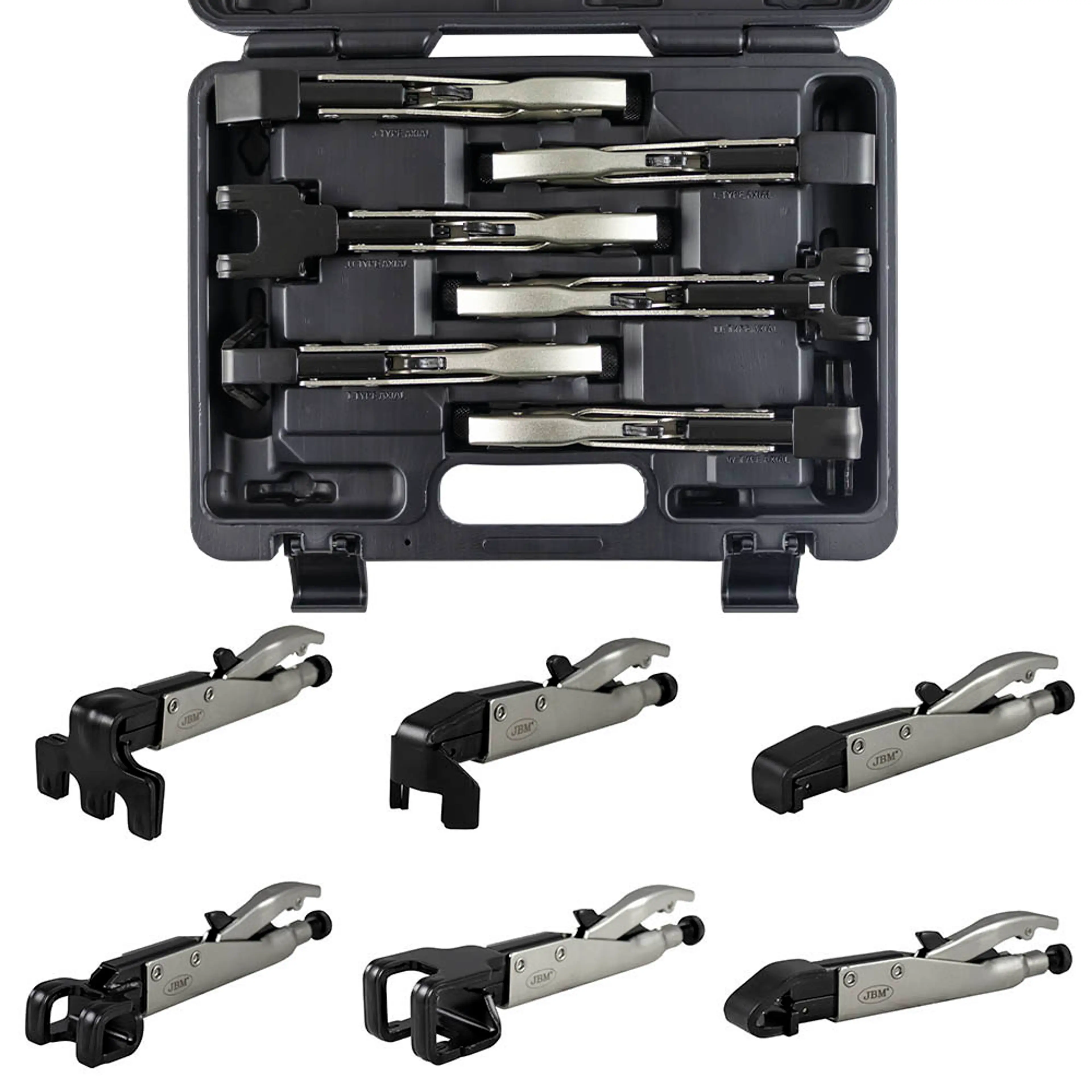 JBM JUEGO DE 6 ALICATES MORDAZA