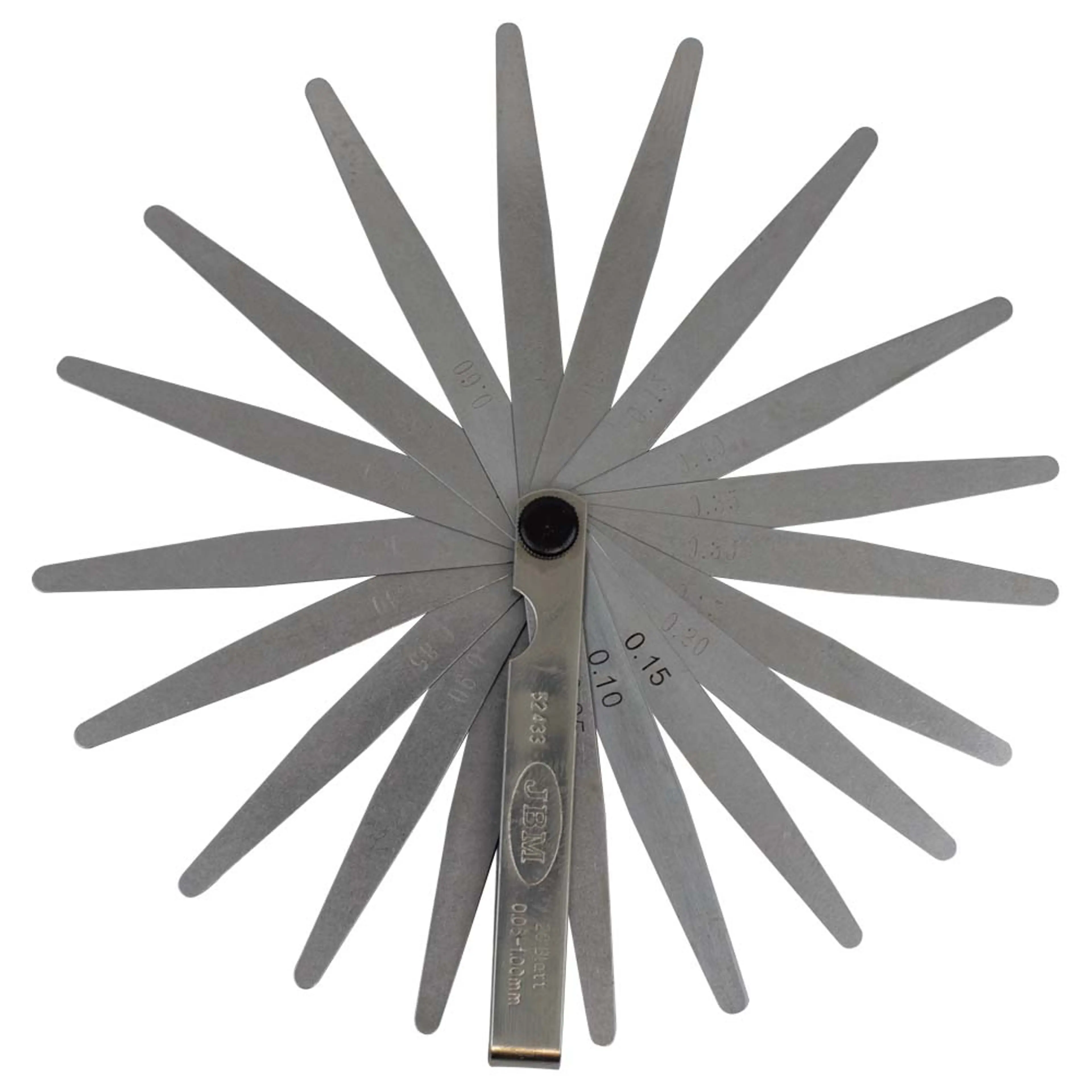 JBM JUEGO DE GALGAS, 20 HOJAS 0.05-1.0MM