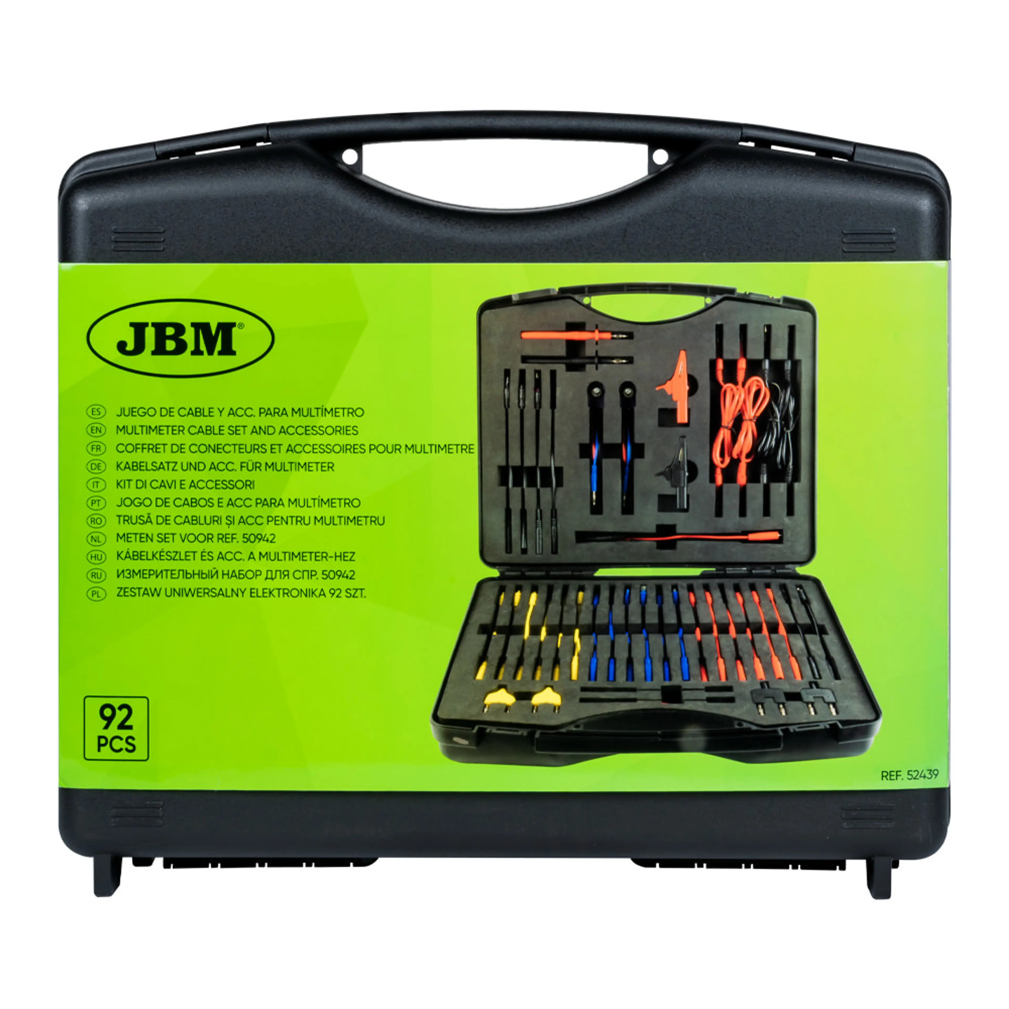 JBM JUEGO DE CABLE Y ACC PARA MULTÍMETRO