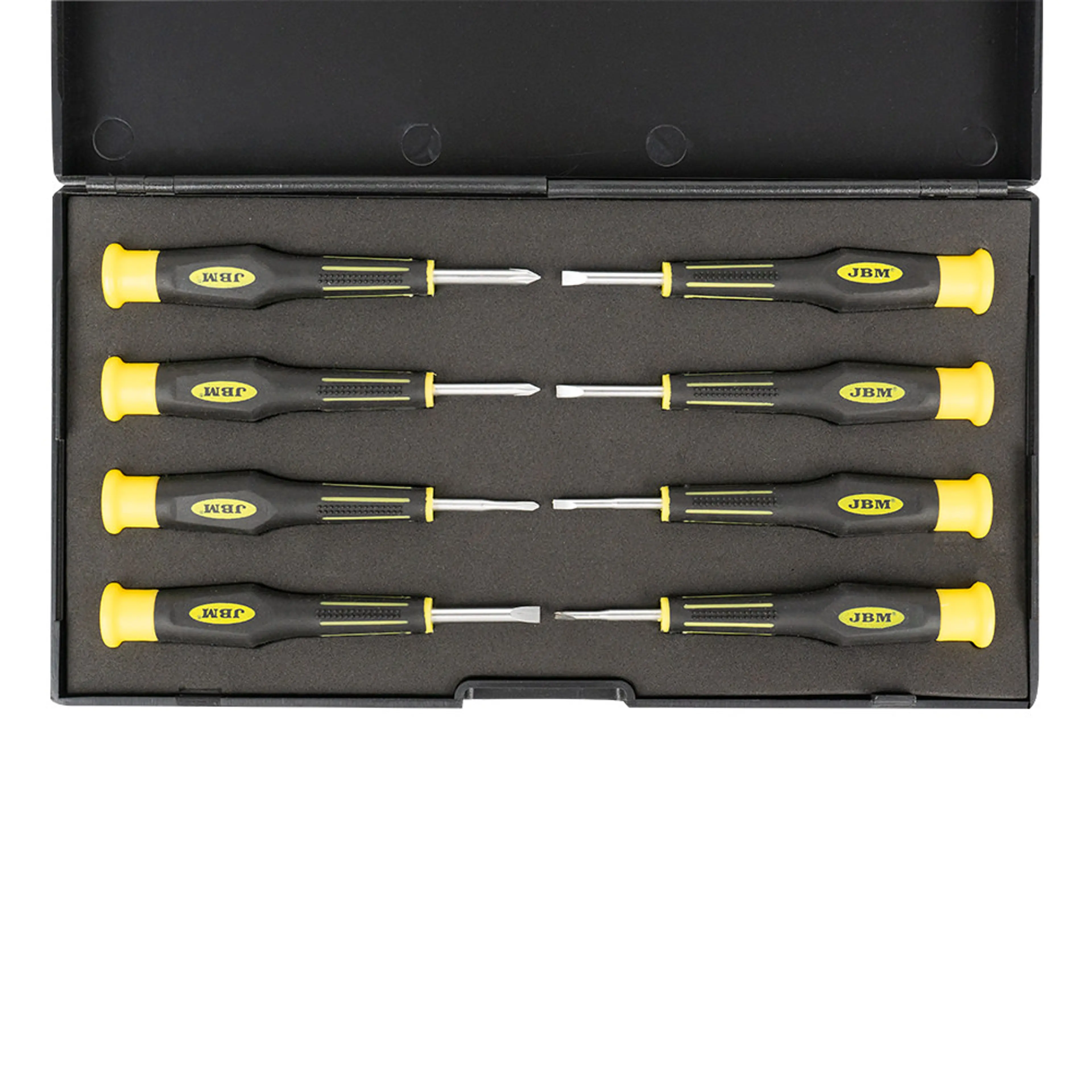 JBM SET DE 8 DESTORNILLADORES CORTOS