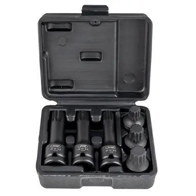 JBM SET DE 6 VASOS PUNTA XZN DE IMPACTO DE 1/2"