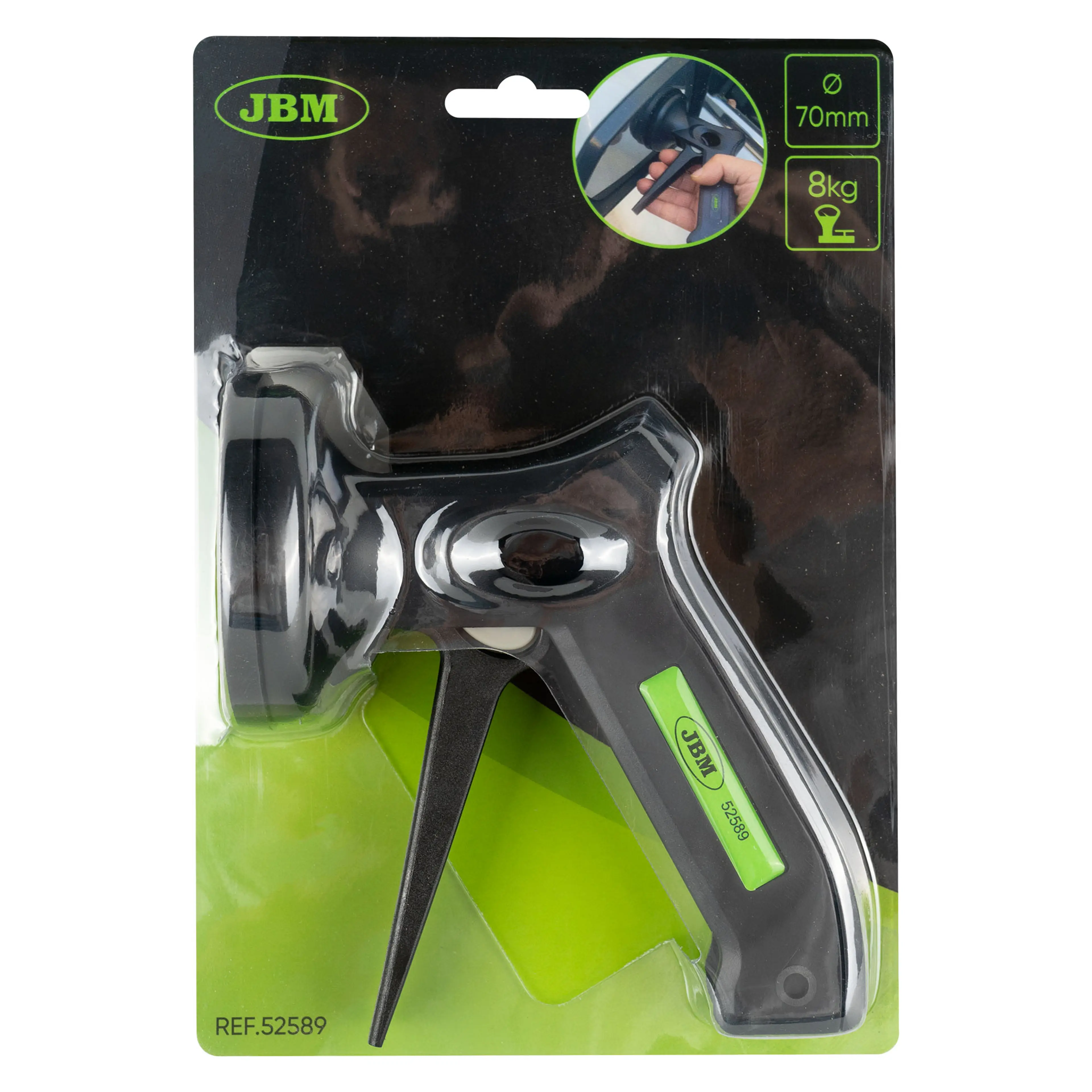 JBM VENTOSA EXTRACCIÓN CON MANGO Ø 70MM