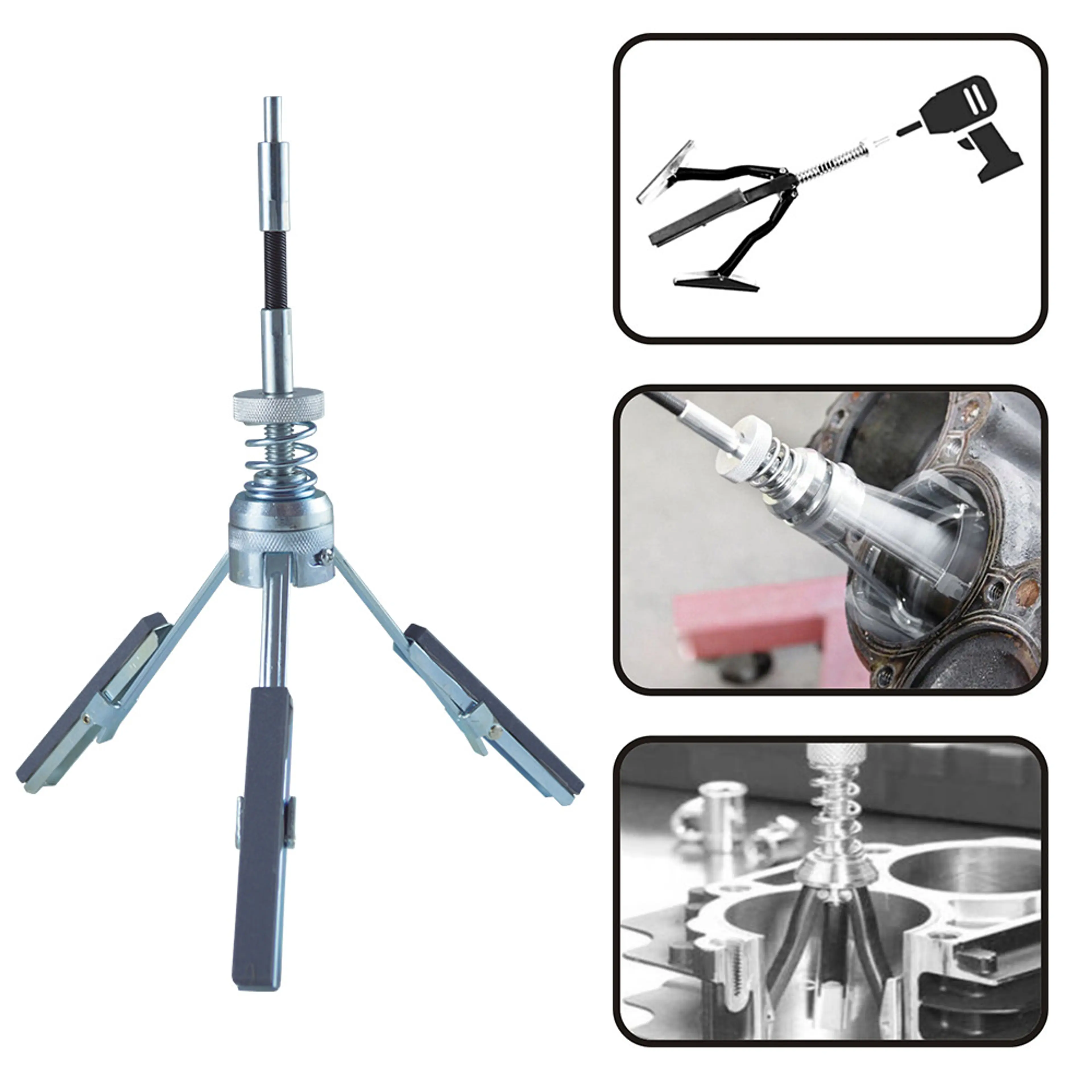 JBM BRUÑIDOR DE CILINDROS DE TRES BRAZOS 4" (55-170MM)