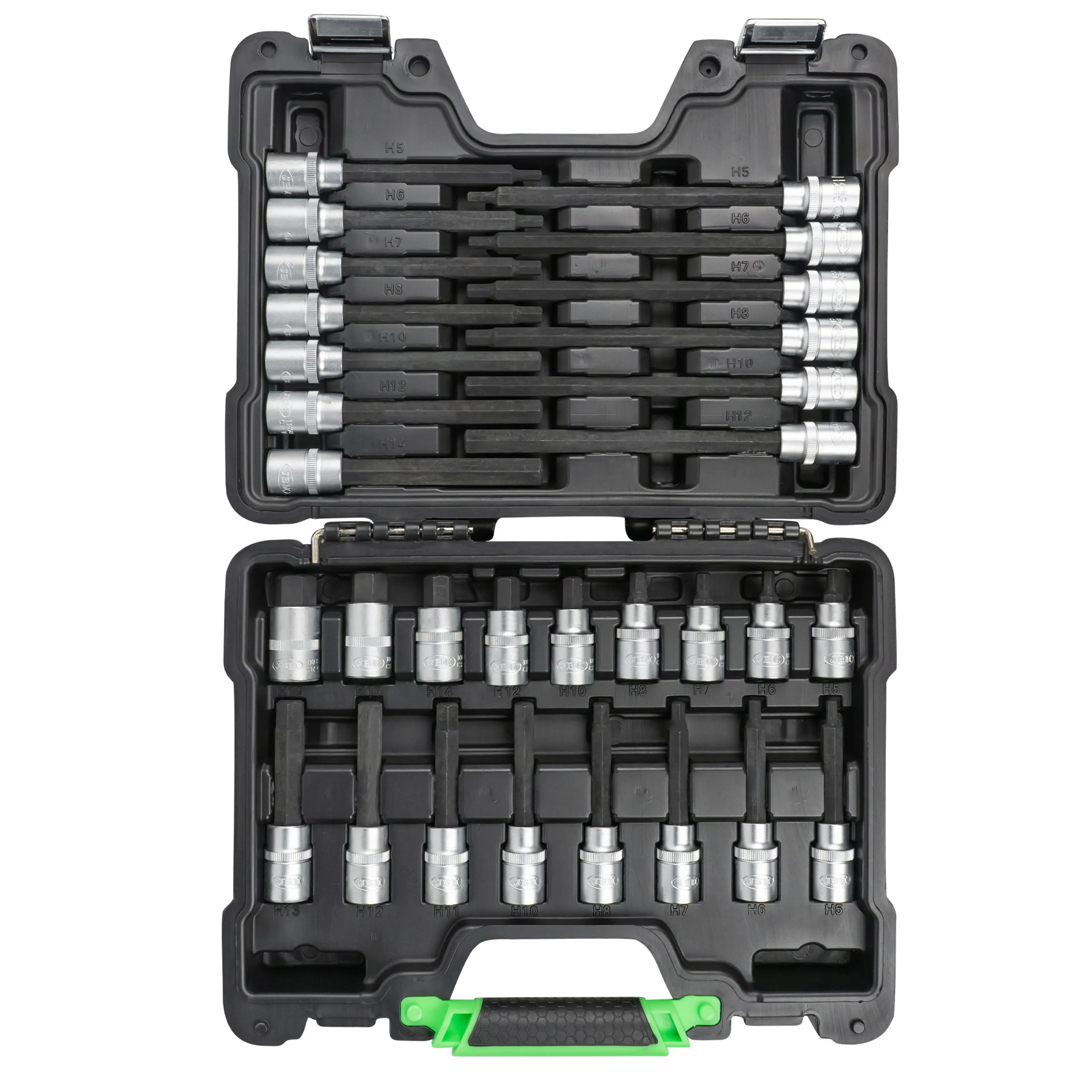 JBM MALETÍN DE 30 PUNTAS DE 1/2" PARA TORNILLOS HEXAGONALES